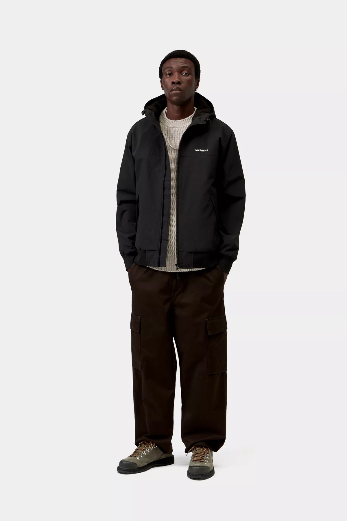 Hooded Sail Jacket / carhartt wip / black