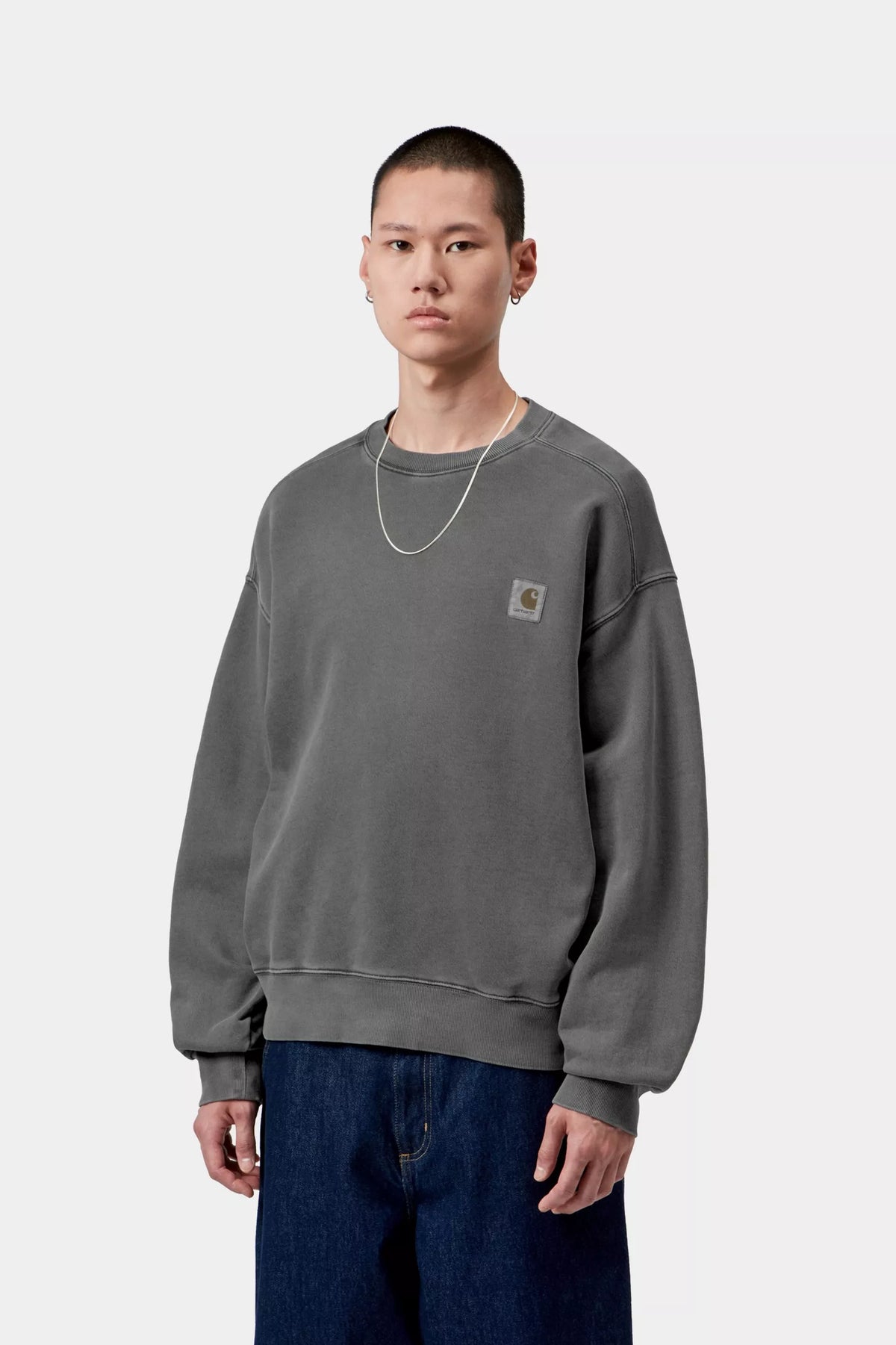 Vista Sweatshirt / carhartt wip / Black, Garment dyed