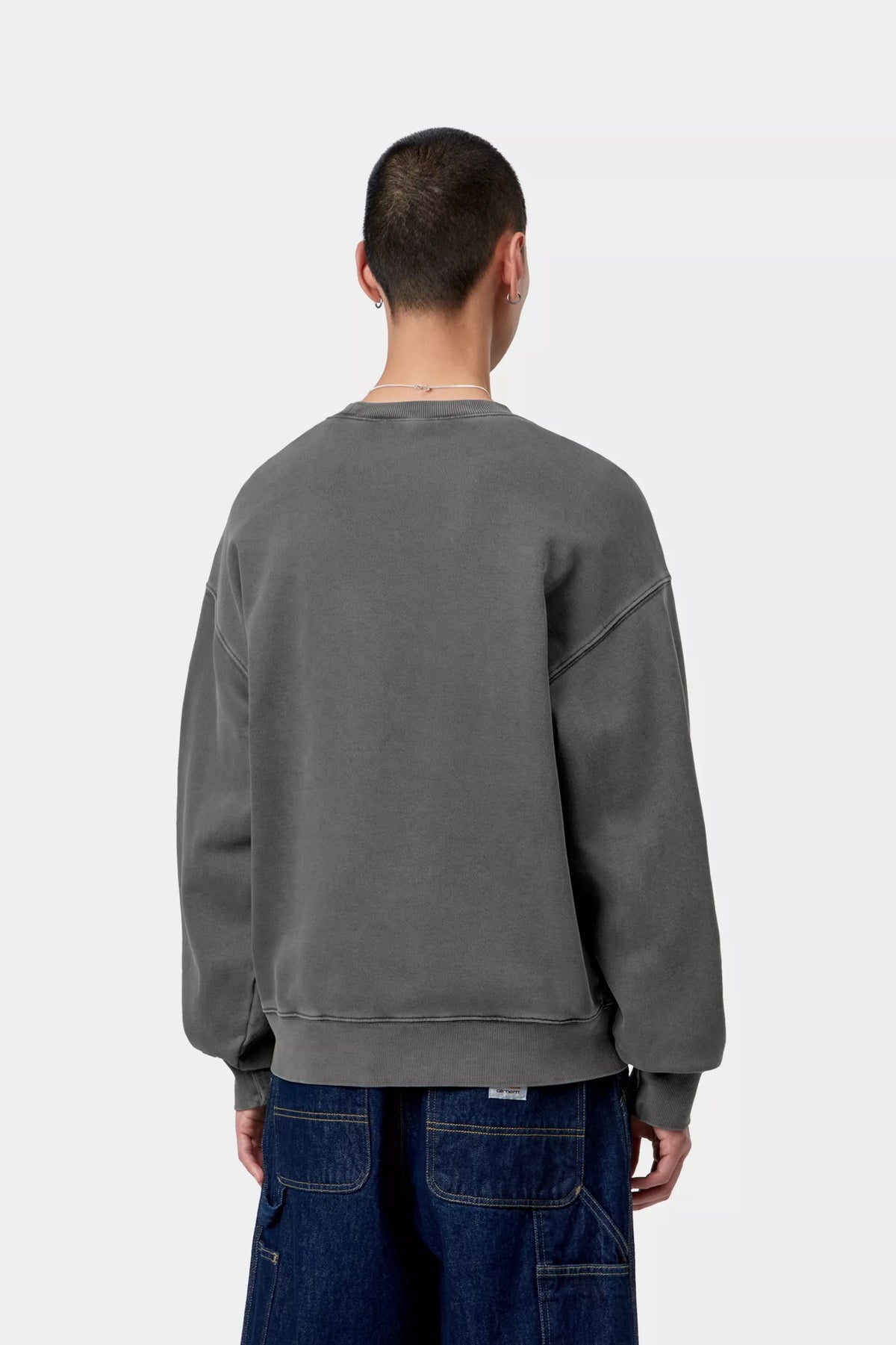 Vista Sweatshirt / carhartt wip / Black, Garment dyed