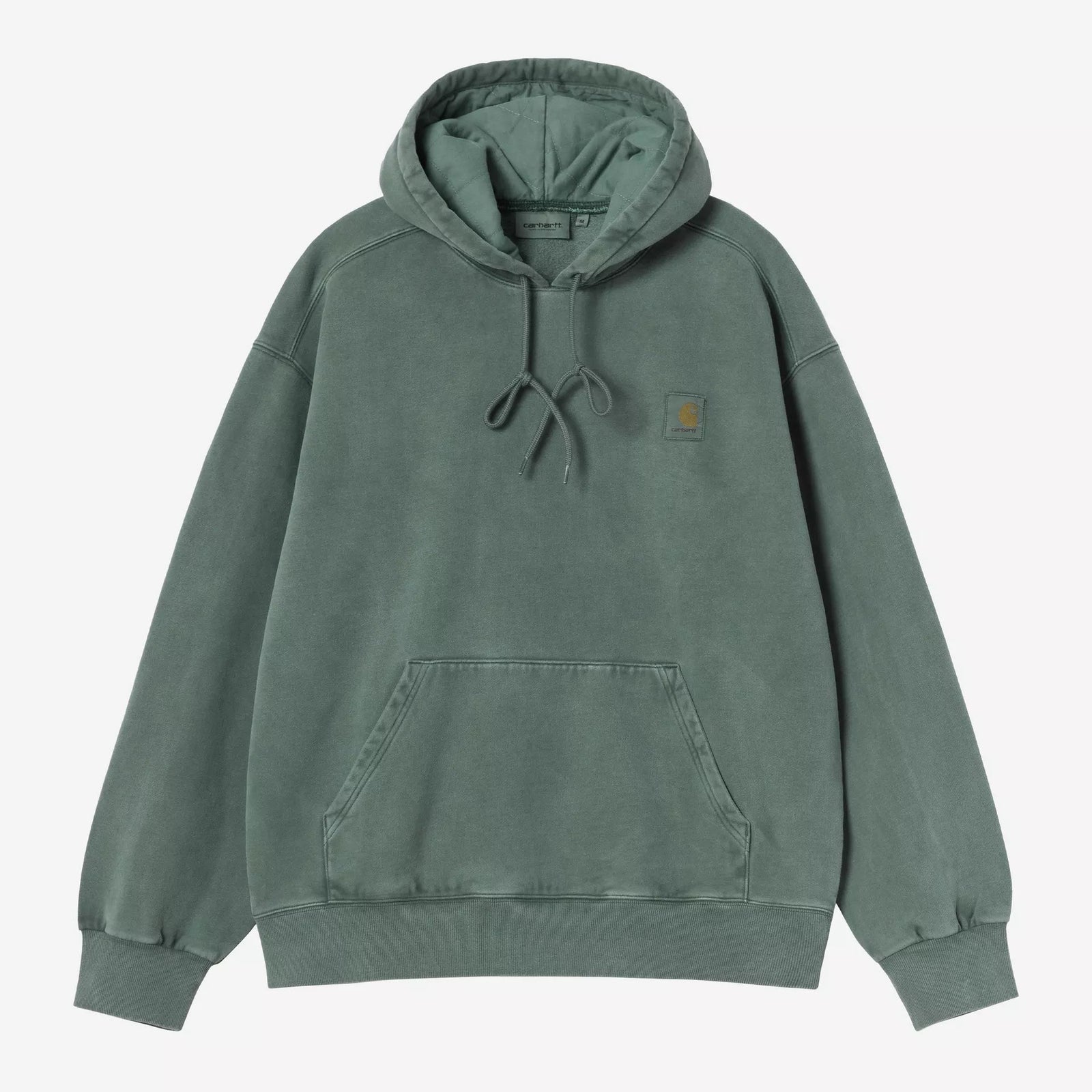 Hooded Vista Sweat / carhartt wip / Dark Scarab, Garment dyed