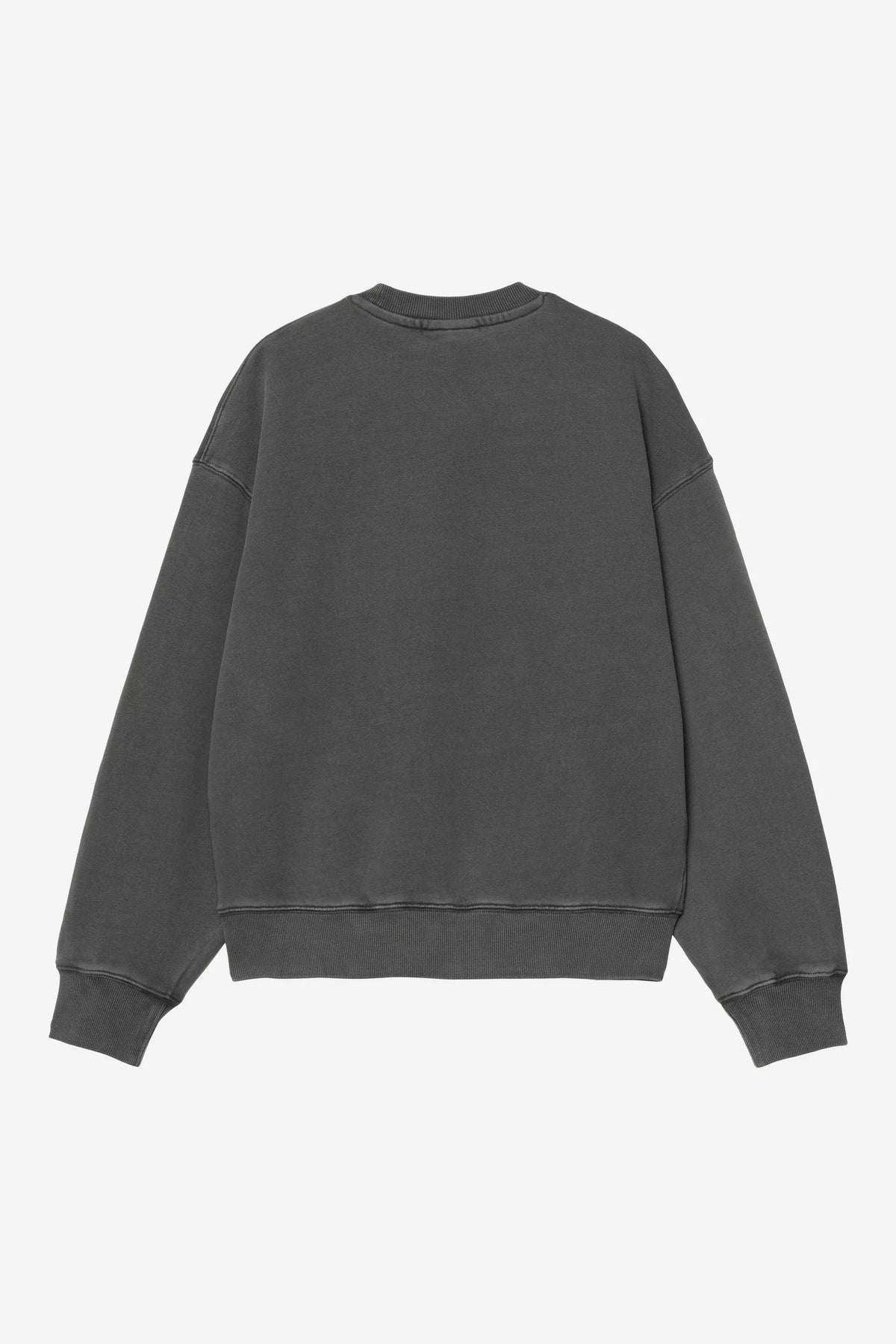 Women's Nelson Sweatshirt / carhartt wip / Black, Garment dyed