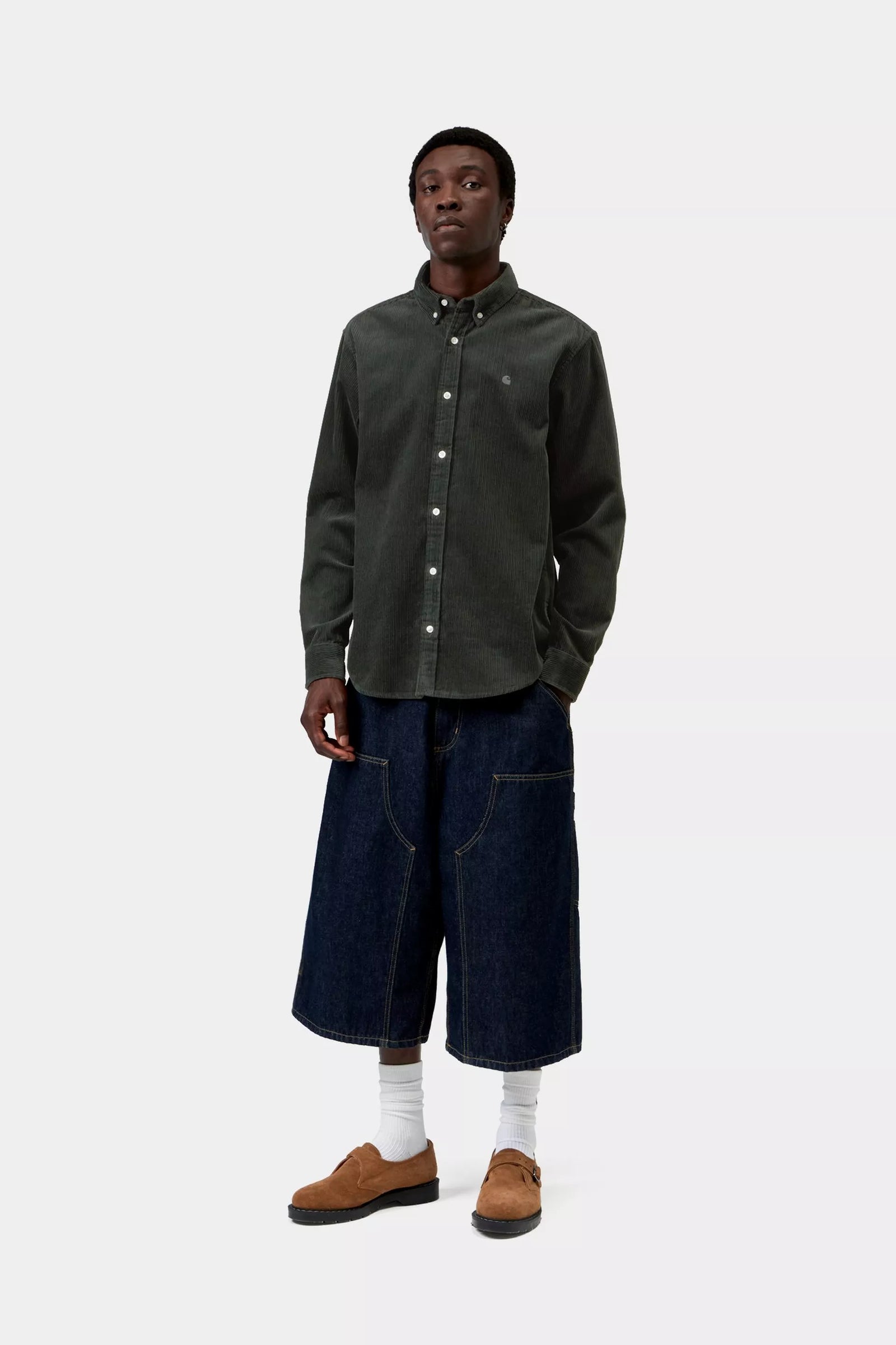 L/S Madison Cord Shirt / carhartt wip / raven
