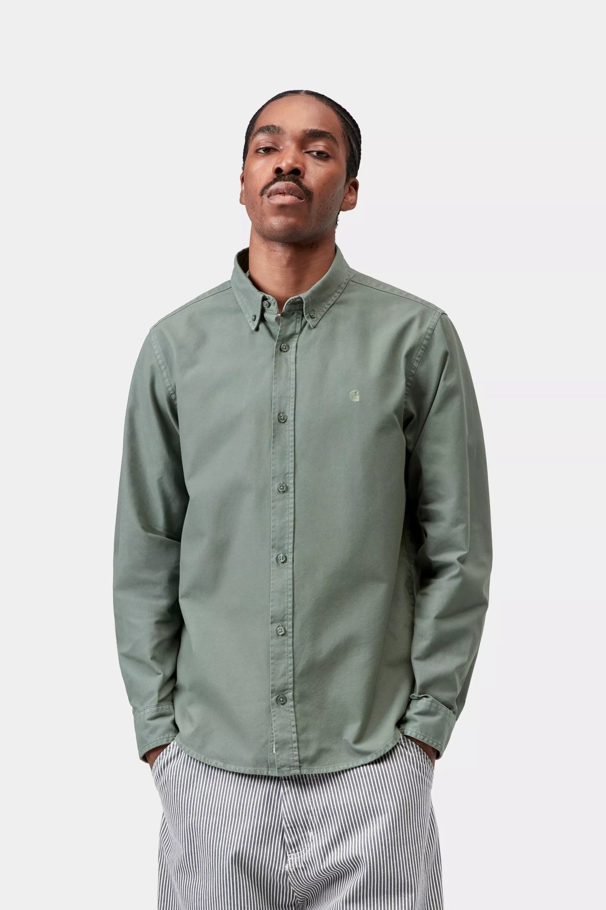 L/S Bolton Shirt / CARHARTT WIP/ VELVET GREEN