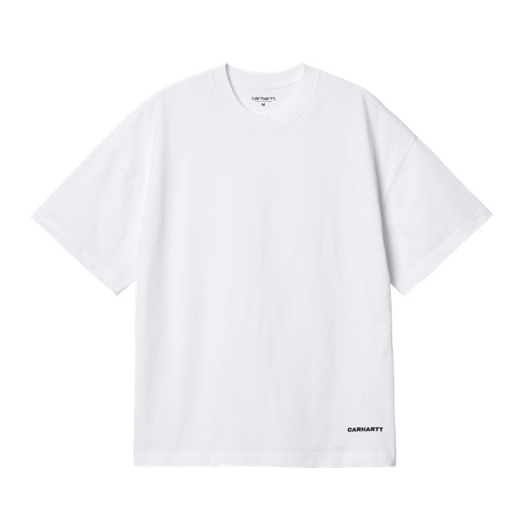 S/S Link Script T-Shirt / carhartt wip / white