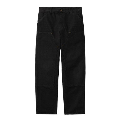 DOUBLE KNEE PANT / CARHARTT WIP / BLACK AGED CANVAS