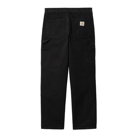 DOUBLE KNEE PANT / CARHARTT WIP / BLACK AGED CANVAS