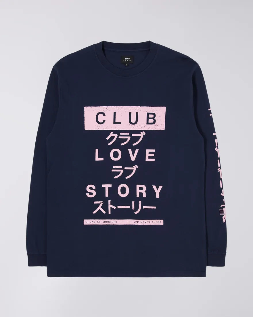 CLUB LOVE STORY T-SHIRT LS / EDWIN