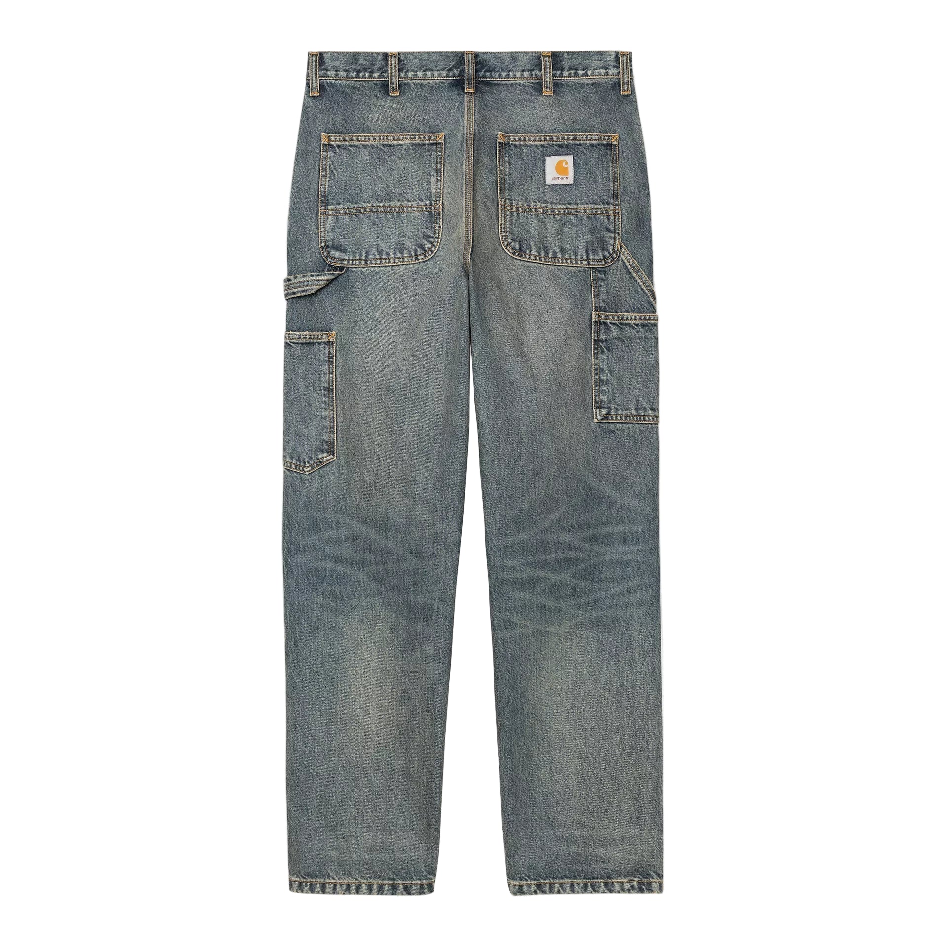 Single Knee Pant / carhartt wip / blue worn used