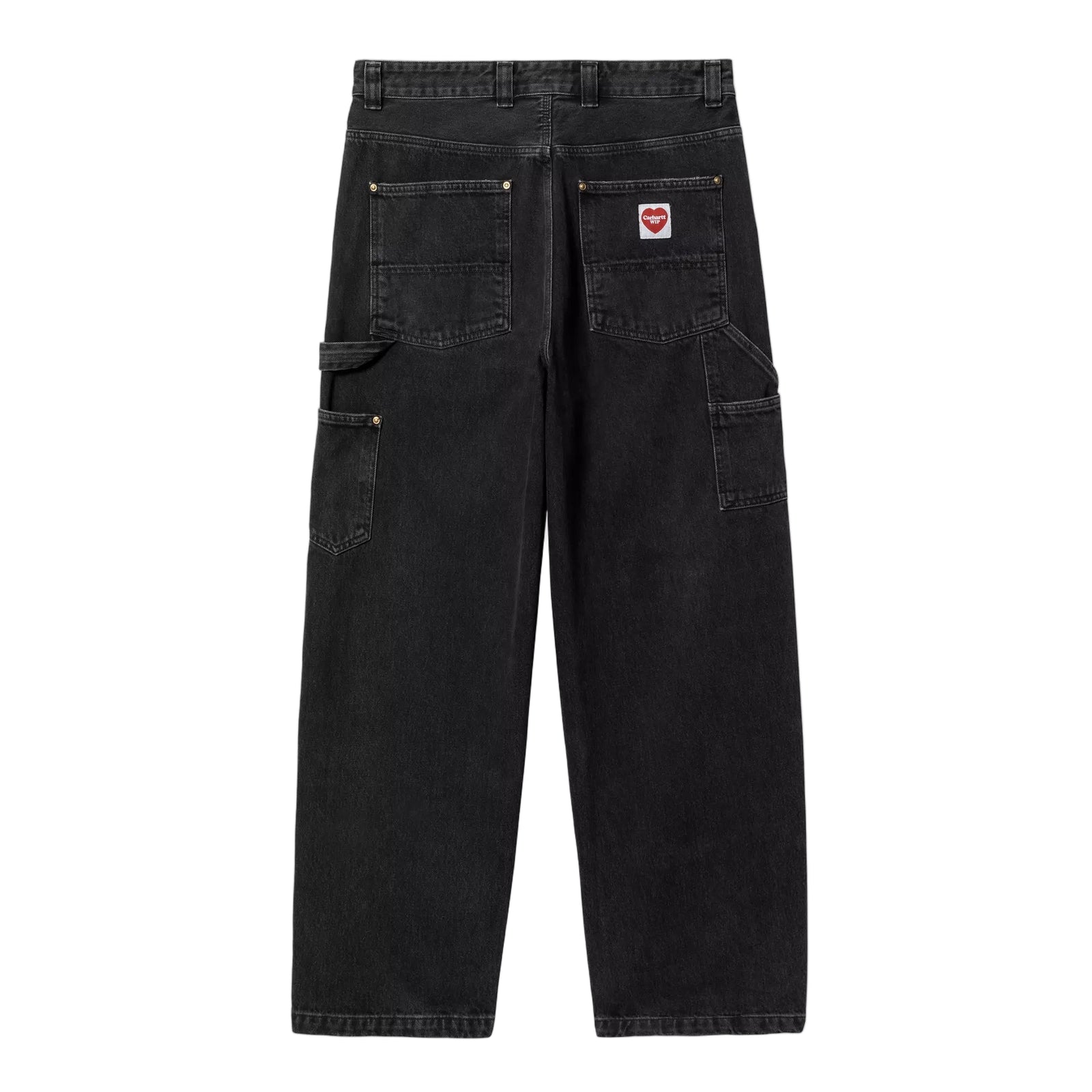 Nash Double Knee Pant / carhartt wip / black stone washed