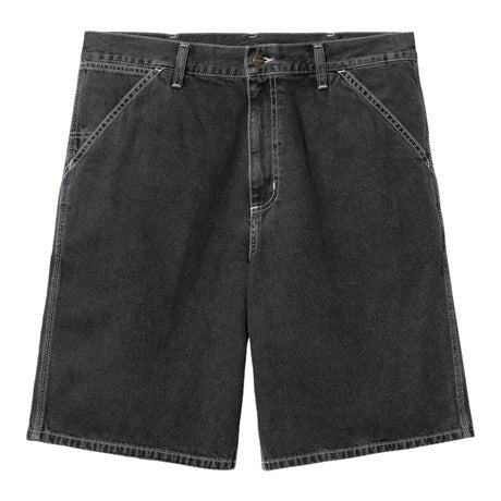 SIMPLE SHORT / CARHARTT WIP / BLACK HEAVY STONE WASHED