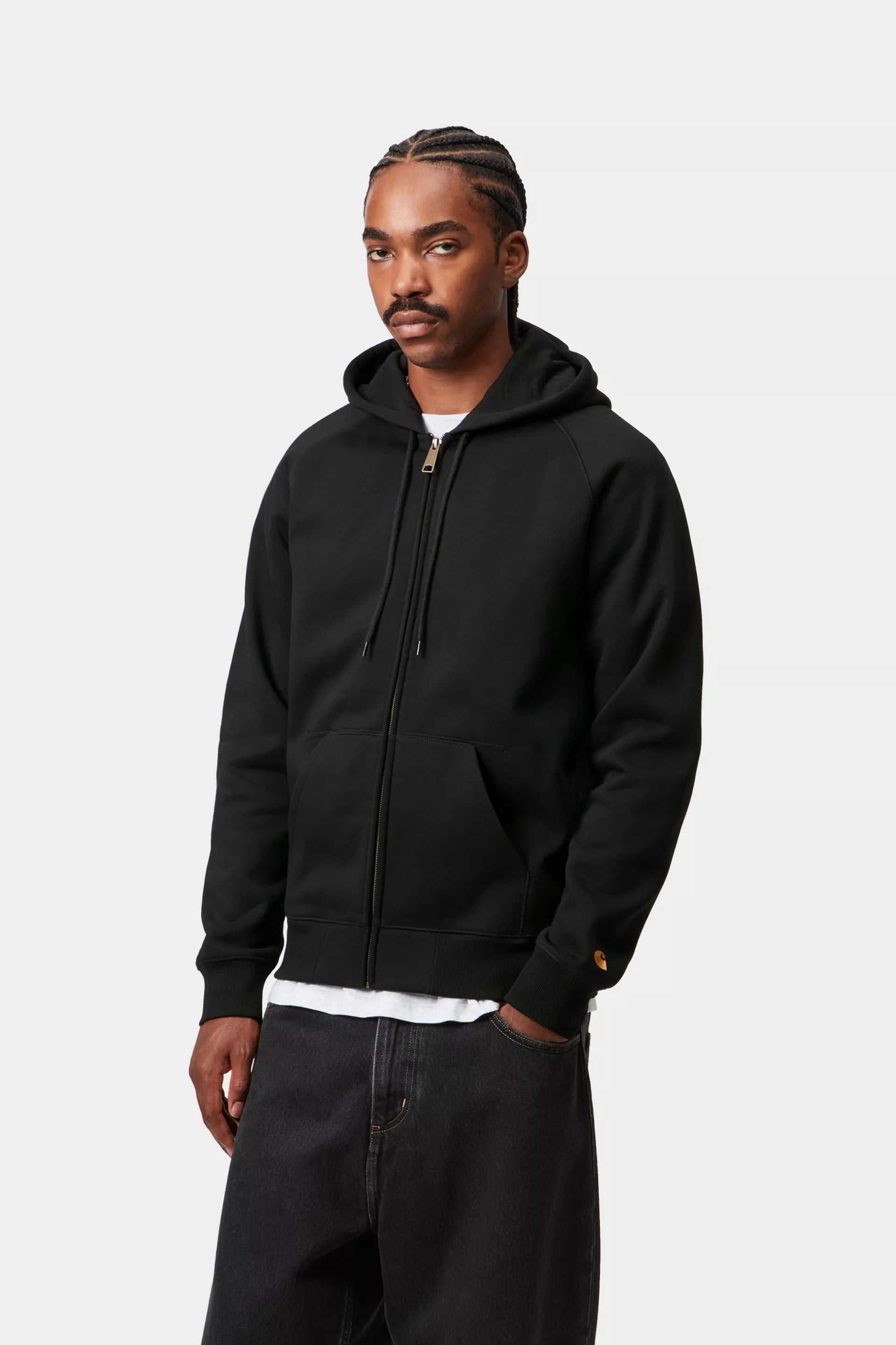 HOODED CHASE JACKET / CARHARTT WIP / BLACK