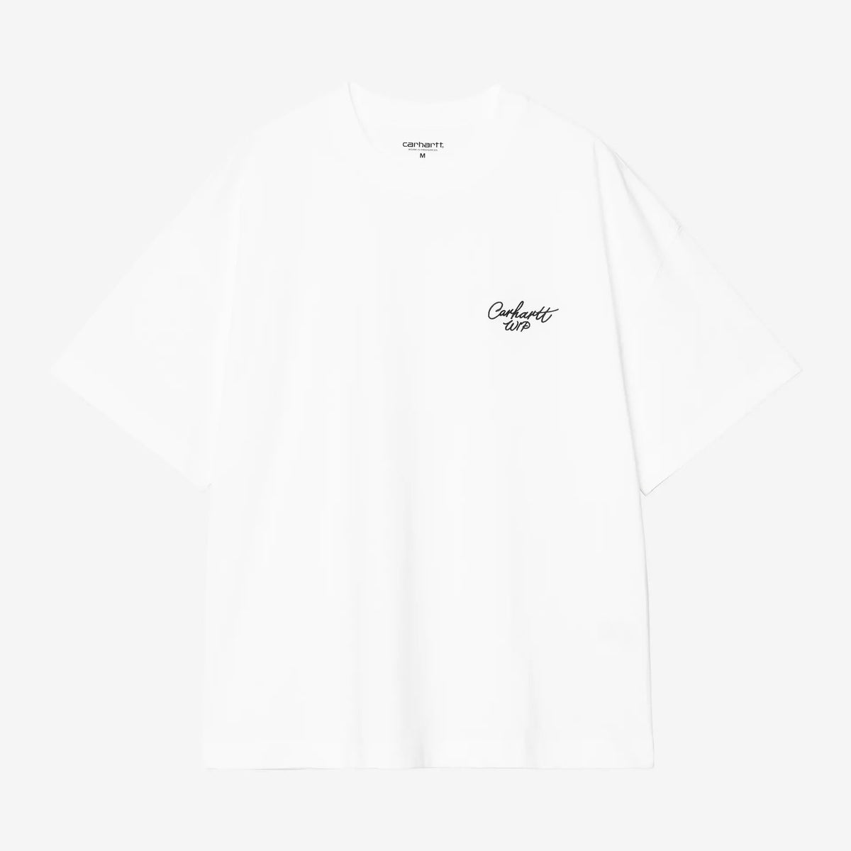 S/S Signature Script T-Shirt / carhartt wip / white