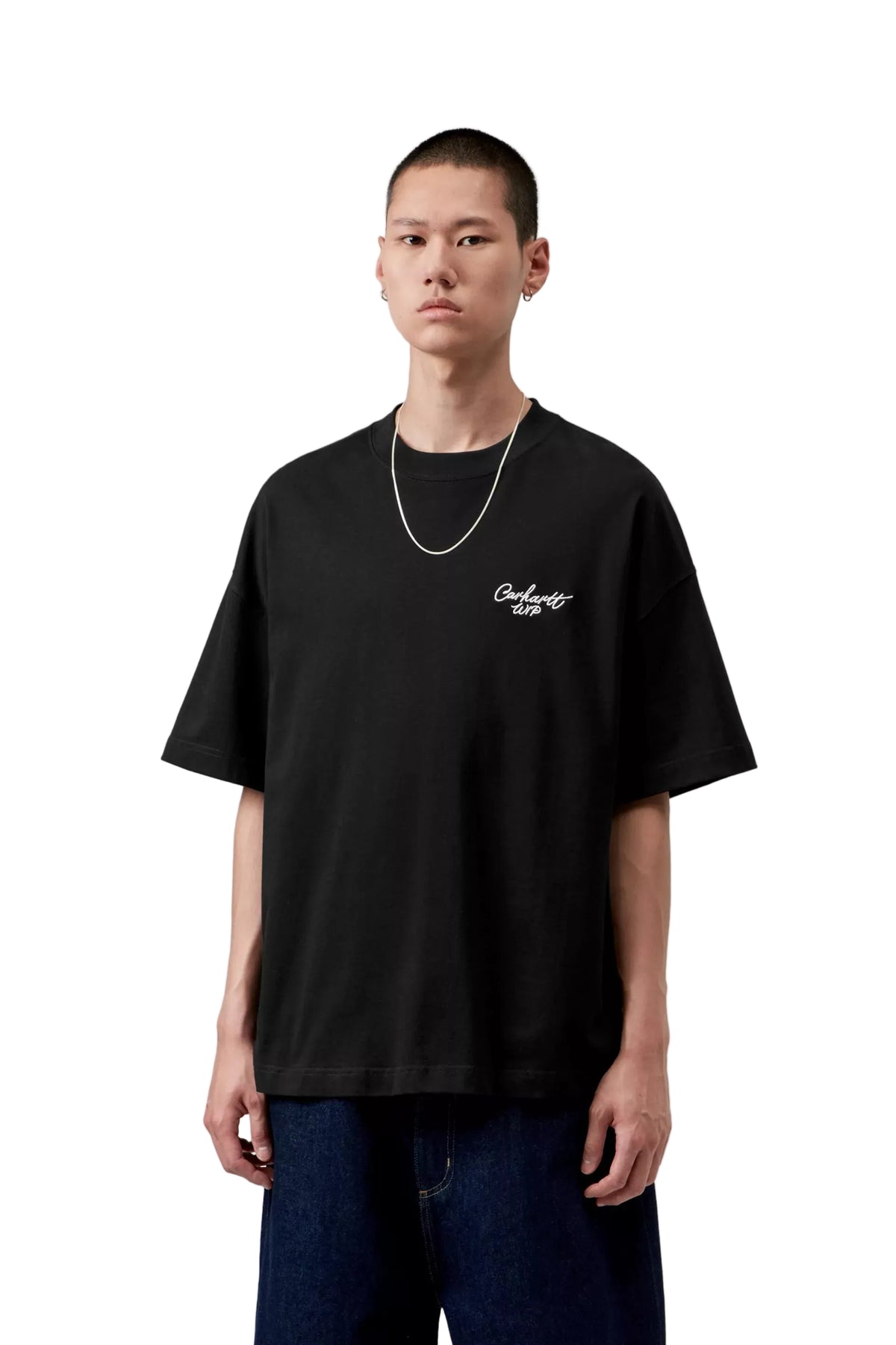 S/S Signature Script T-Shirt / carhartt wip / black