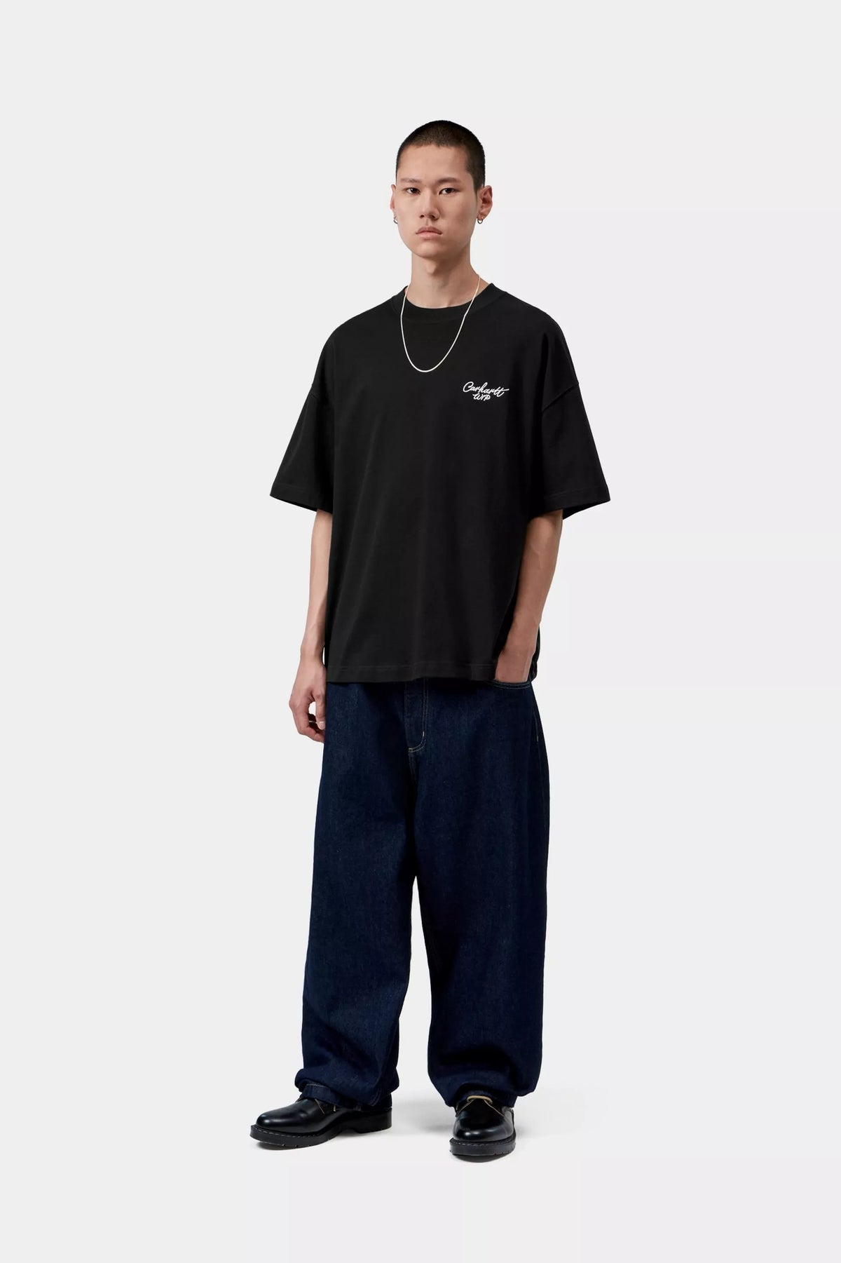 S/S Signature Script T-Shirt / carhartt wip / black