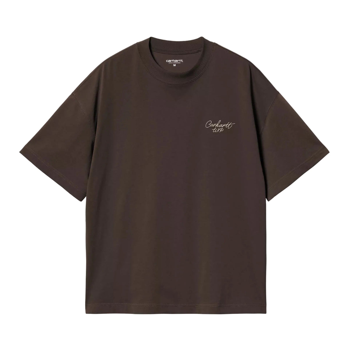 S/S Signature Script T-Shirt / carhartt wip / tobacco