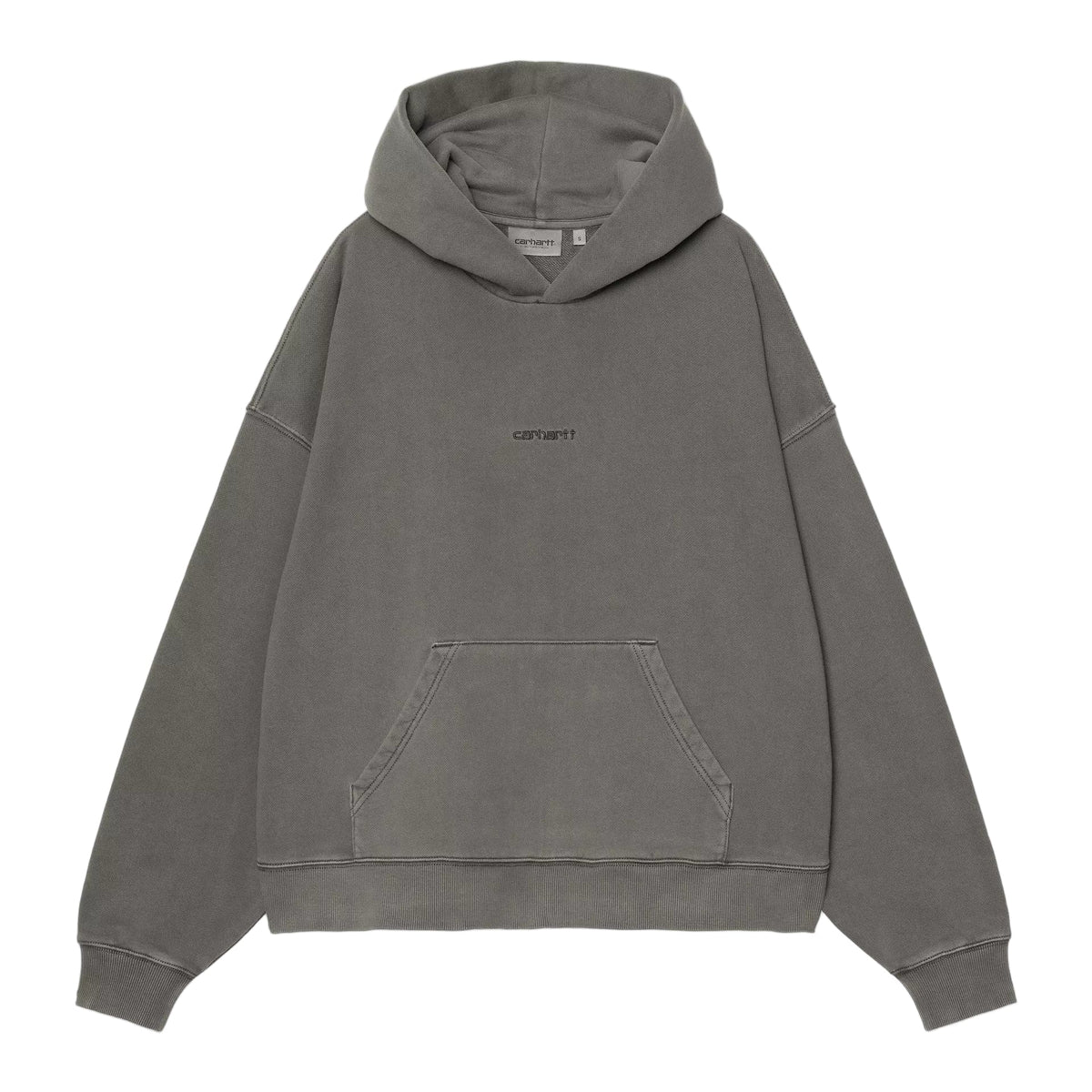 W&#39; Hooded Benton Sweatshirt  / carhartt wip / graphite