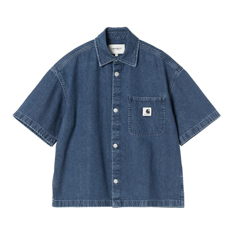 W' S/S Lovilia Shirt / carhartt wip / blue stone washed