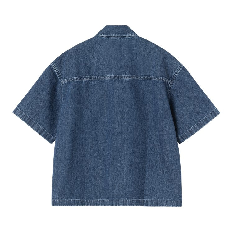 W' S/S Lovilia Shirt / carhartt wip / blue stone washed