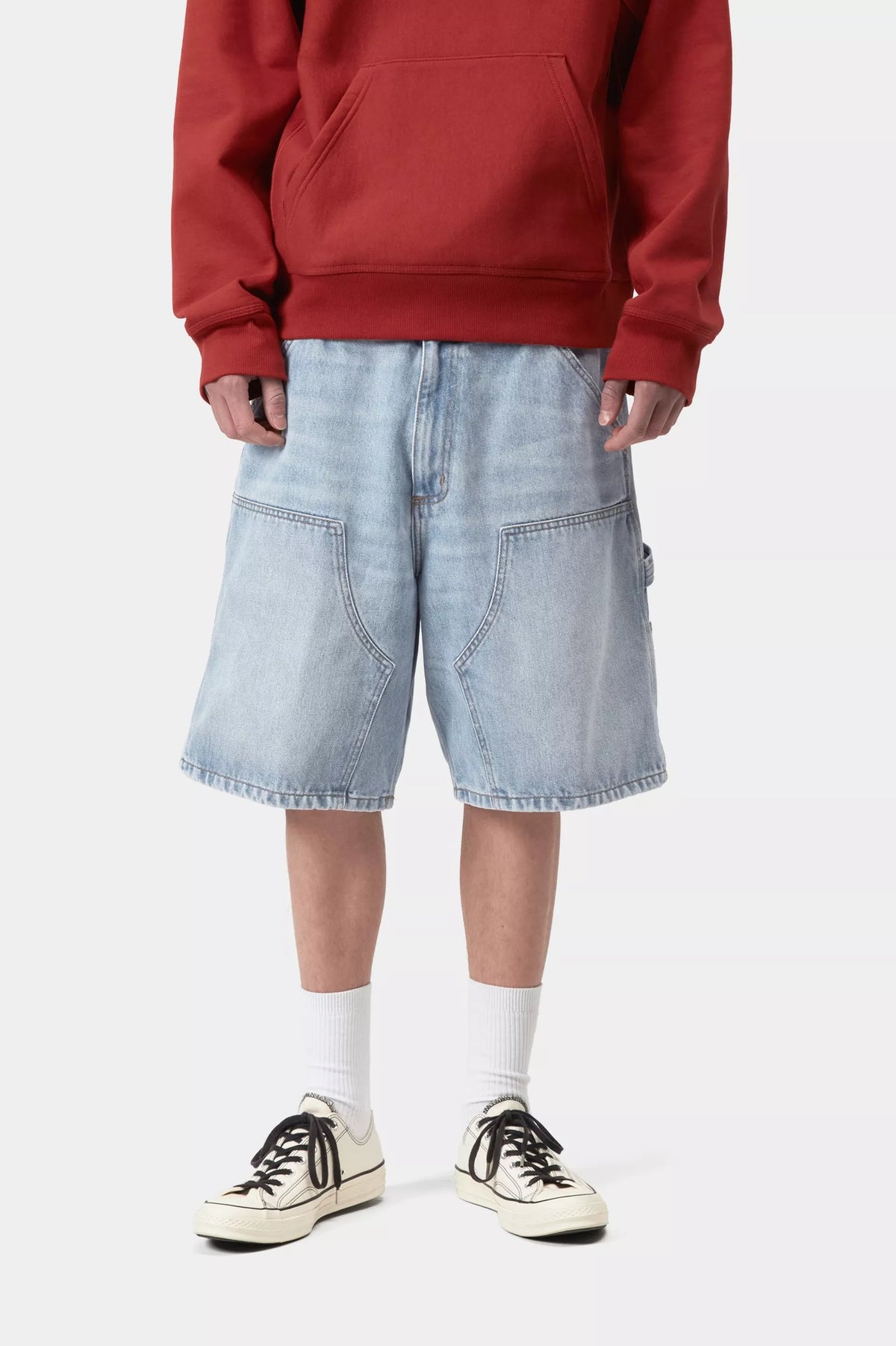 Double Knee Short / carhartt wip / blue, worn bleached