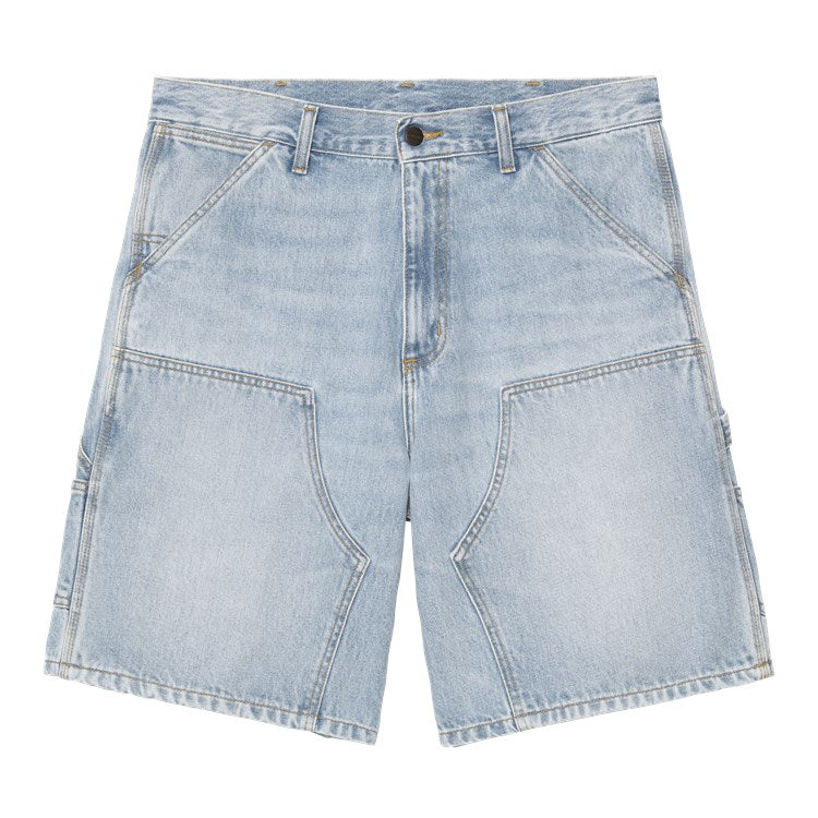 Double Knee Short / carhartt wip / blue, worn bleached