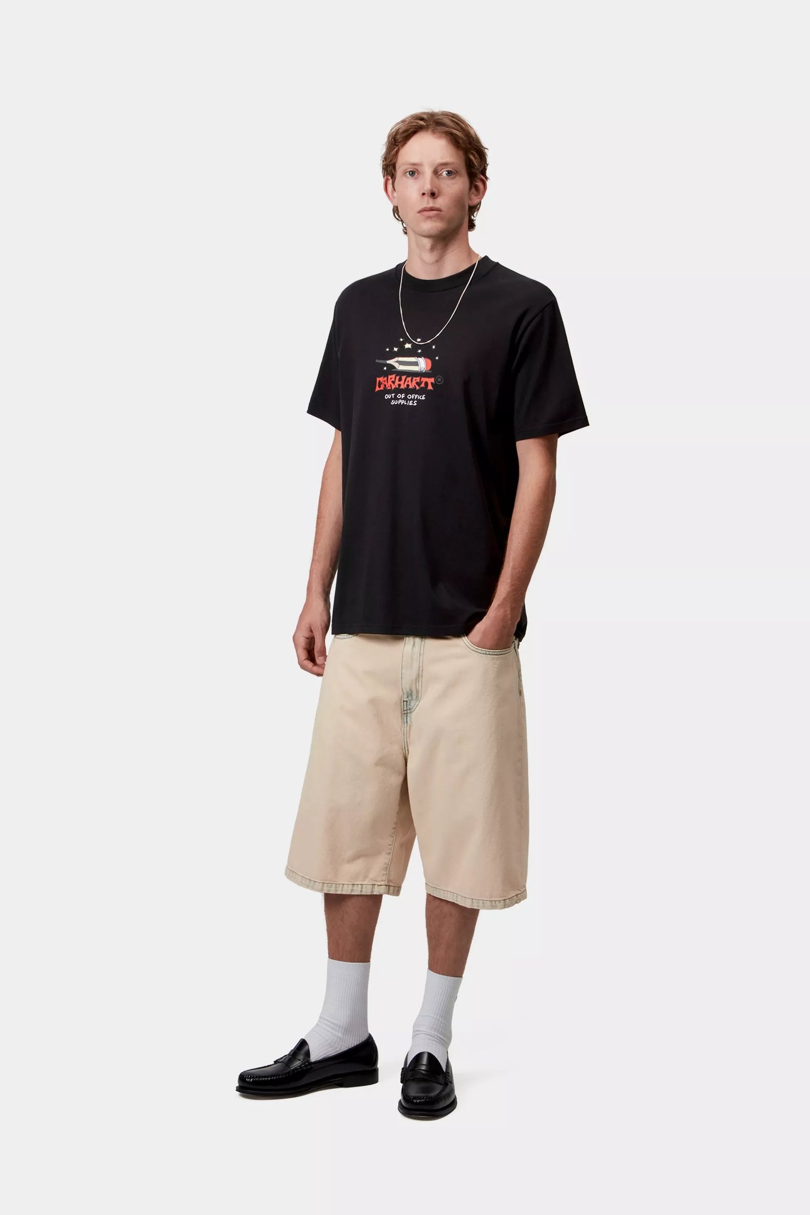 S Work Life Romance T-Shirt / carhartt wip / black