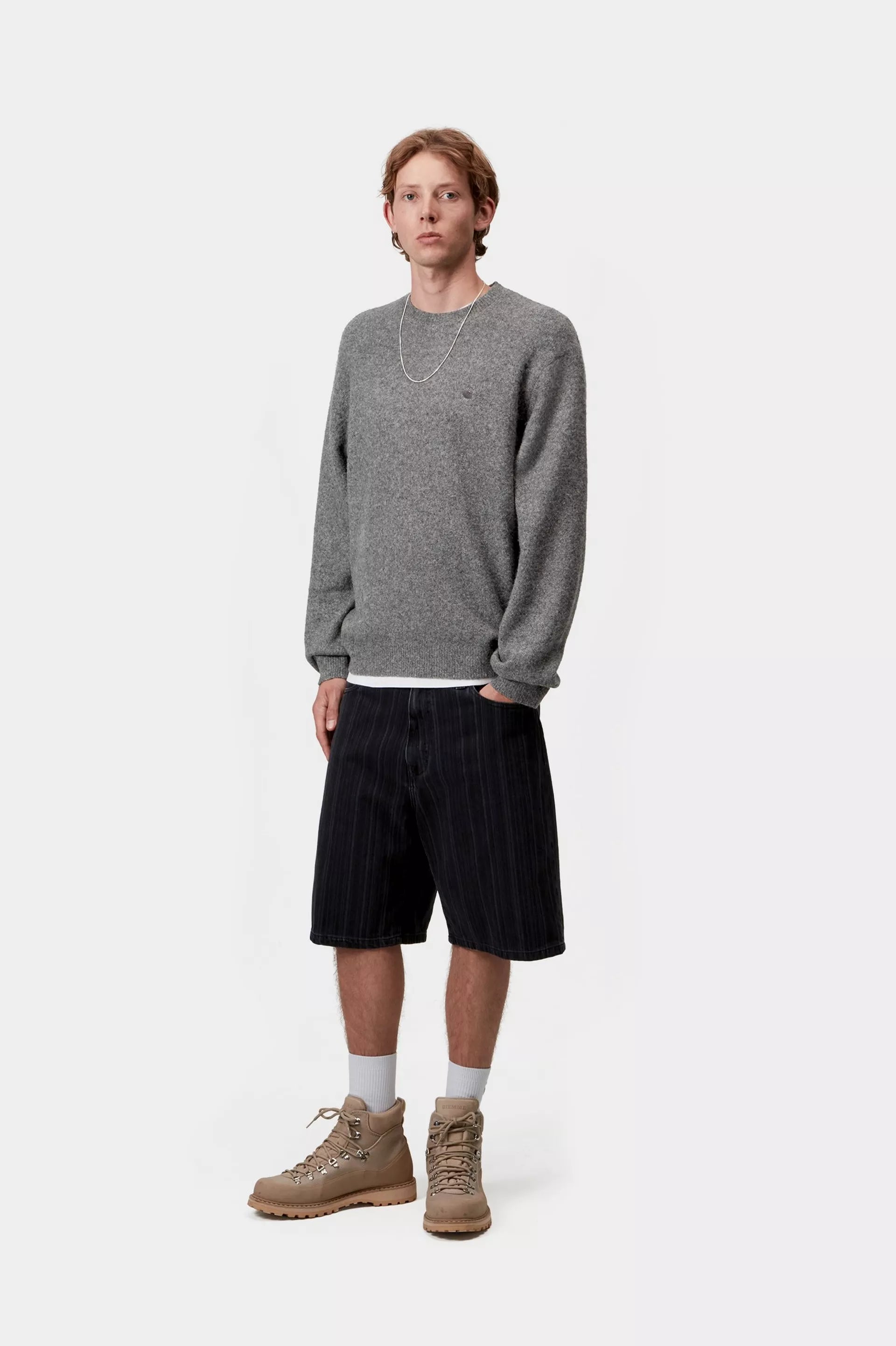 Curtis Sweater / carhartt wip / Tangled Graphite