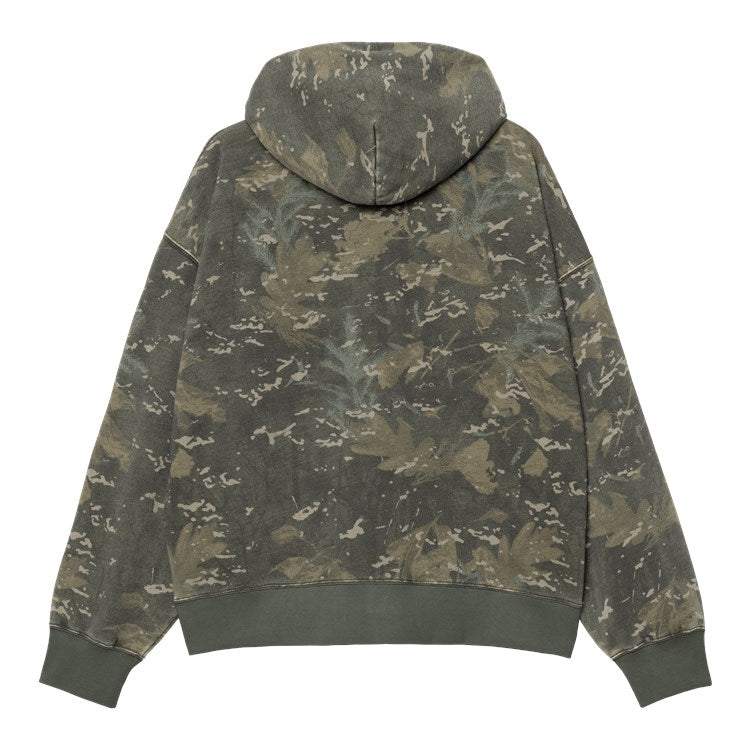 Hooded Benton Sweat Jacket / carhartt wip /  camo combi green