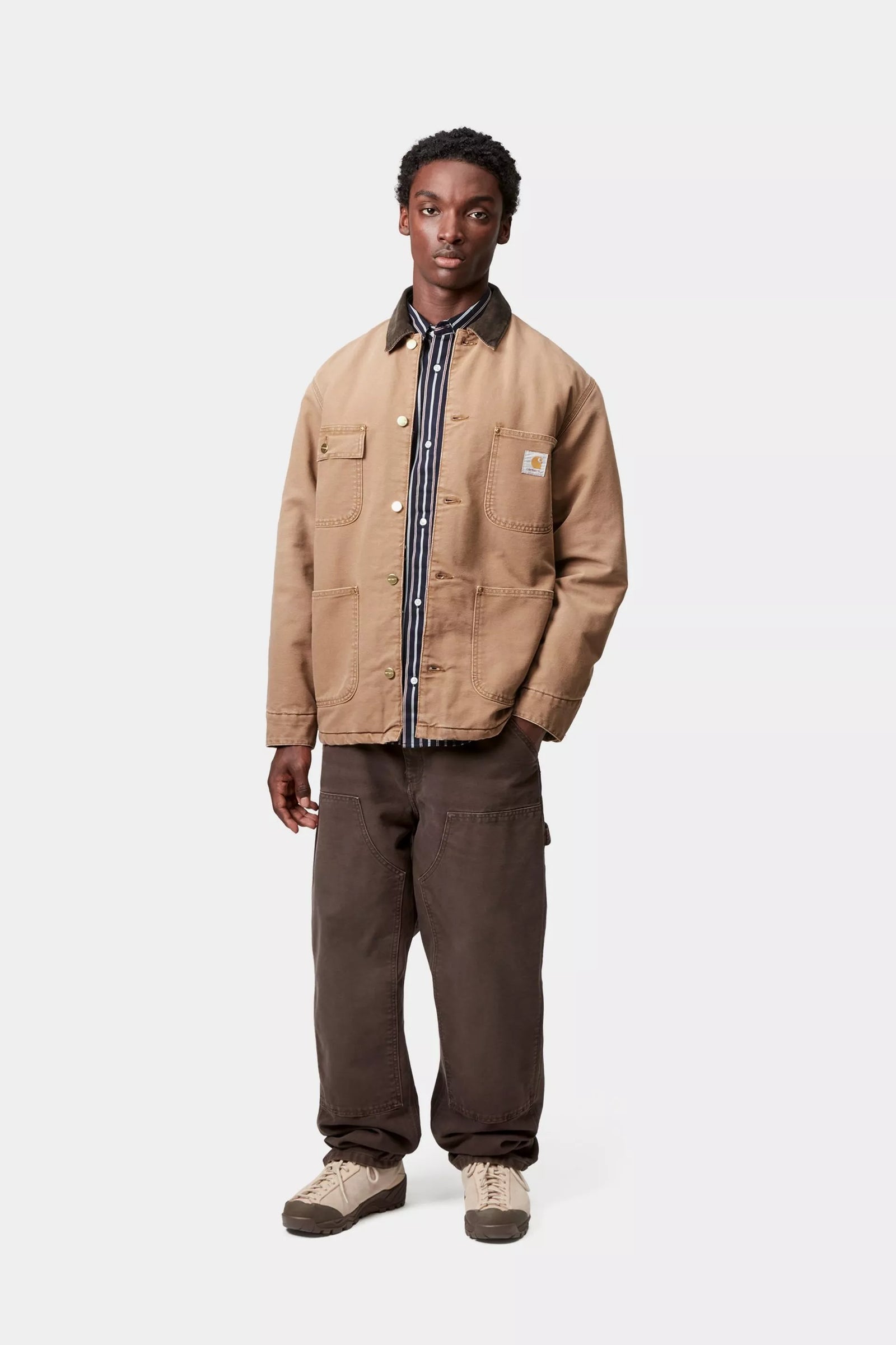 OG Chore Coat / CARHARTT WIP / Hamilton Brown / Tobacco, Stone canvas
