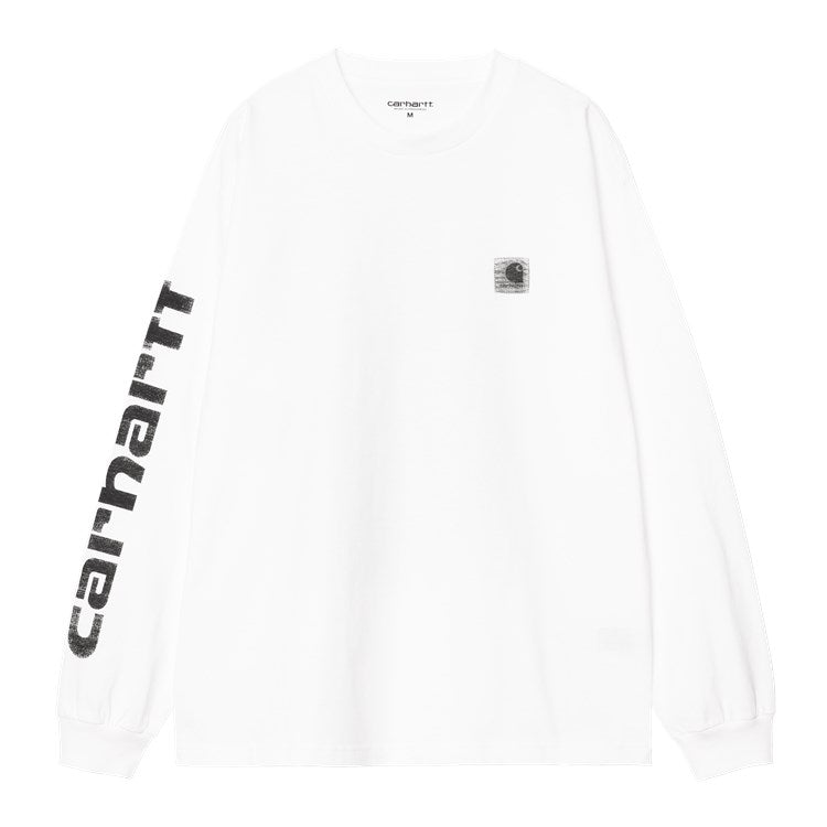 L/S Archive Script T-Shirt / carhartt wip / white