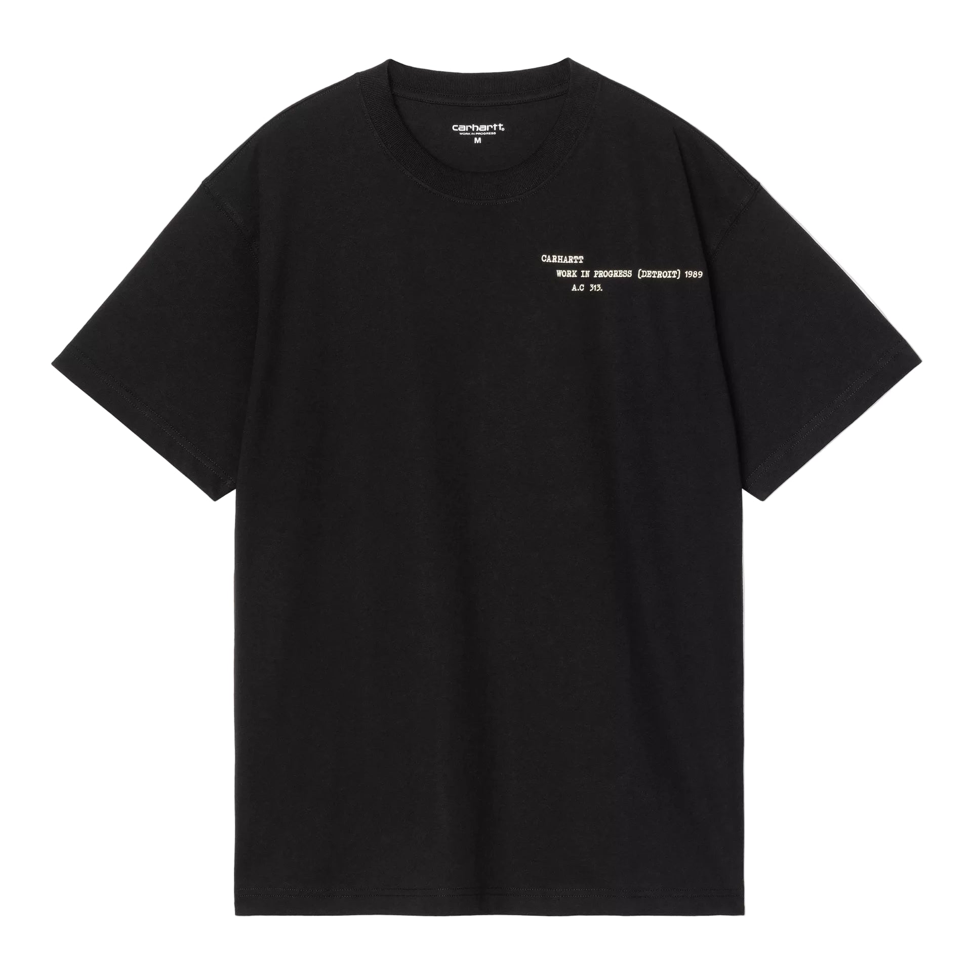 S/S Punched T-Shirt / CARHARTT WIP / BLACK