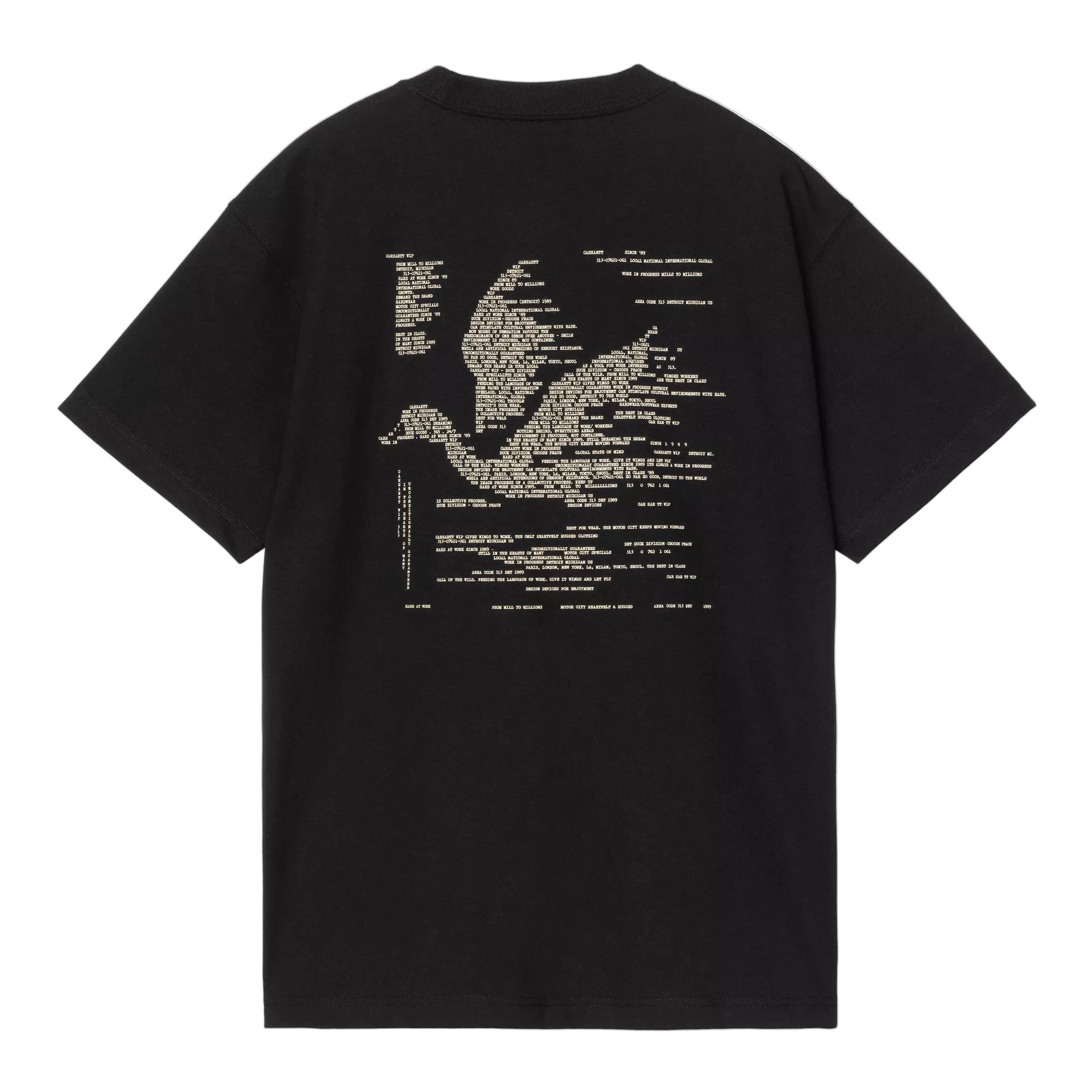S/S Punched T-Shirt / CARHARTT WIP / BLACK