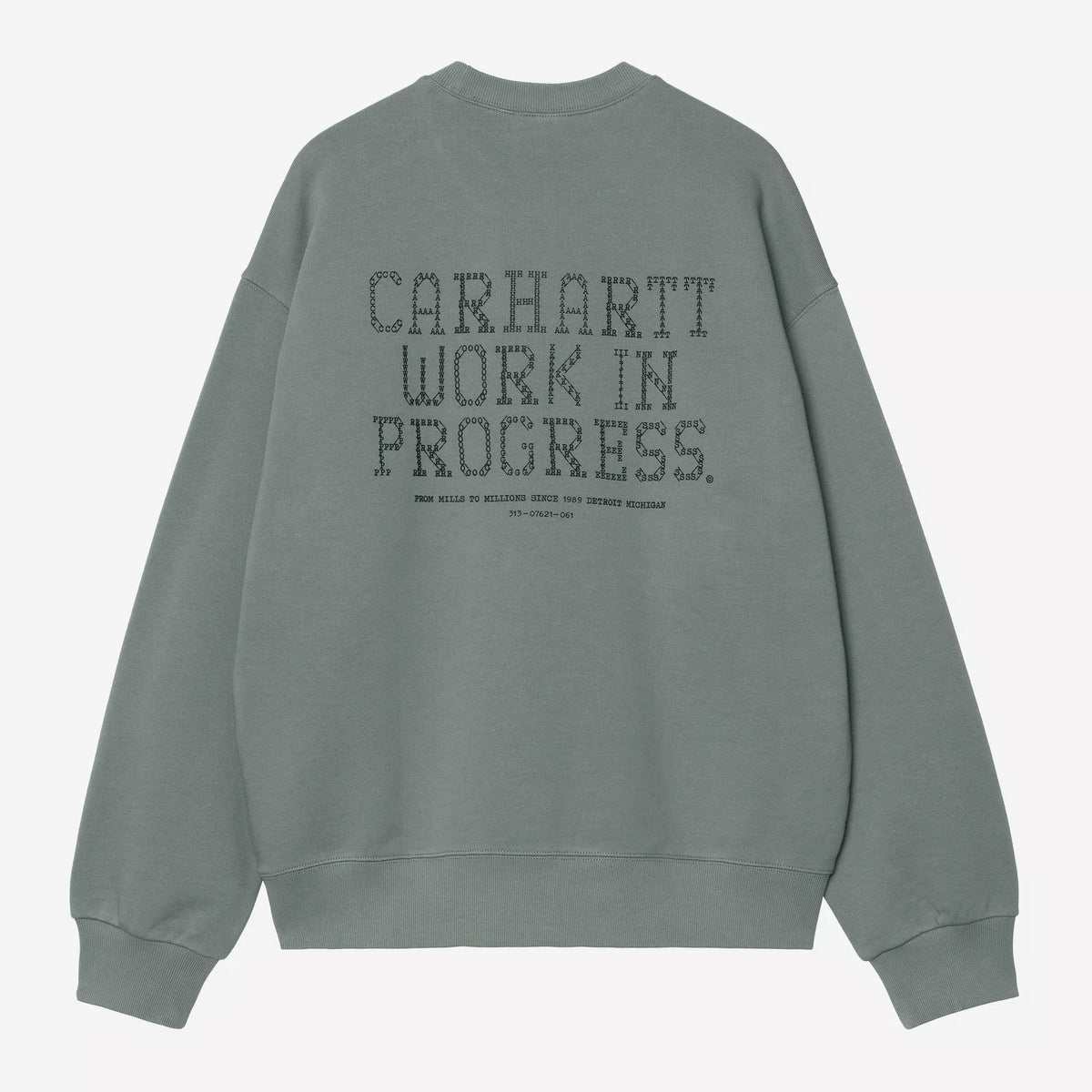 Punched Sweatshirt / carhartt wip / velvet green