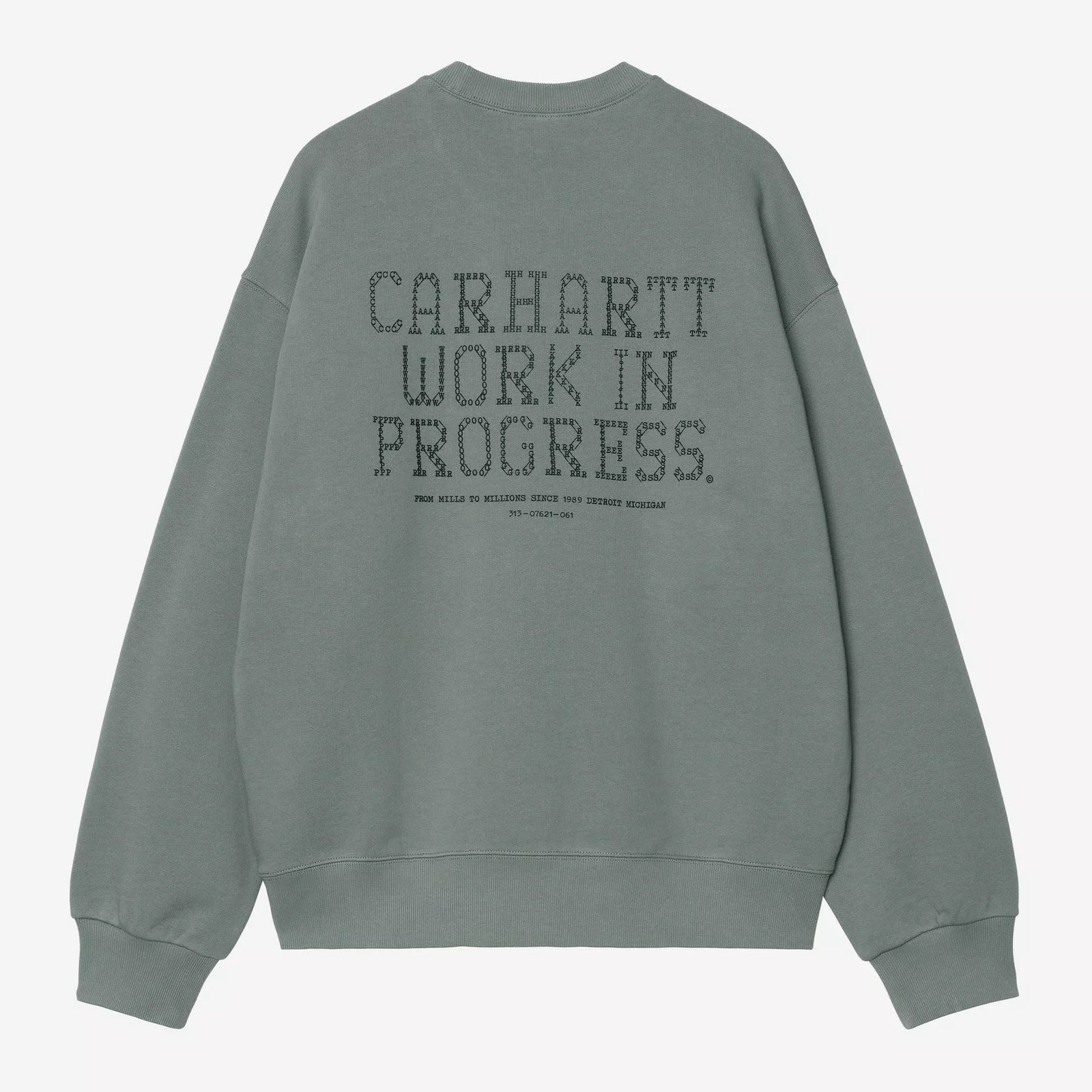 Punched Sweatshirt / carhartt wip / velvet green