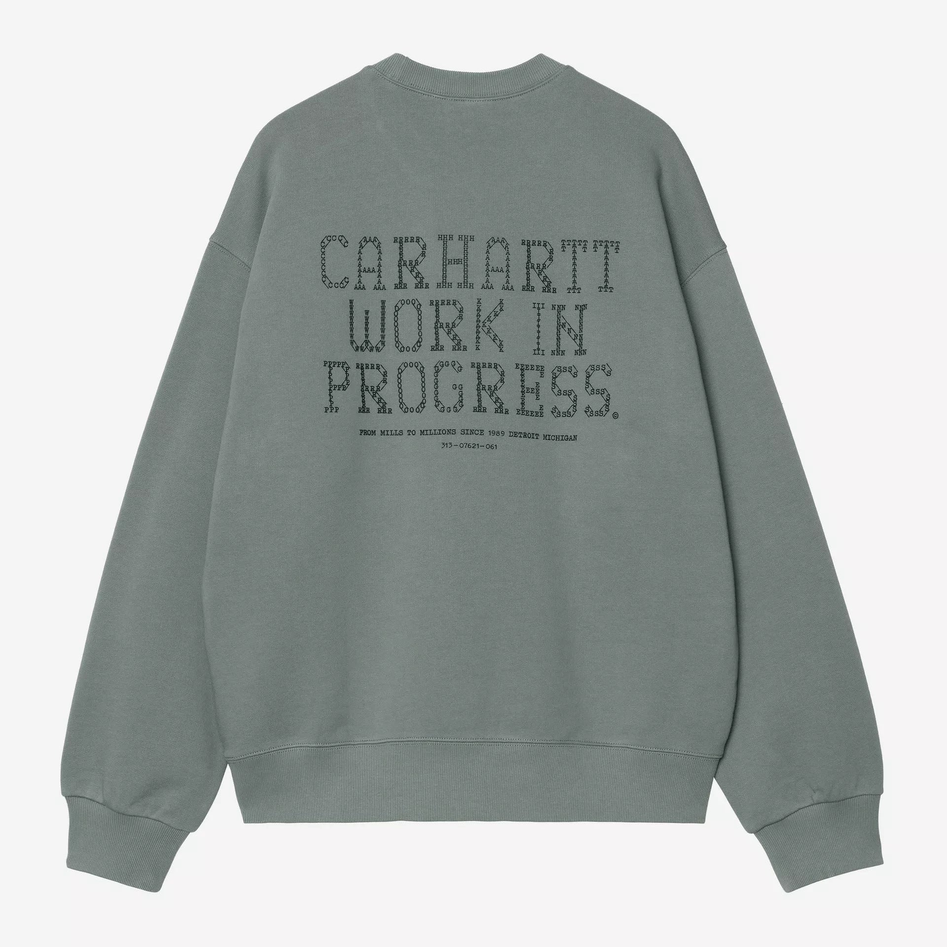 Punched Sweatshirt / carhartt wip / velvet green