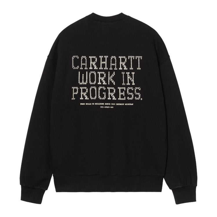 Punched Sweatshirt / carhartt wip / black