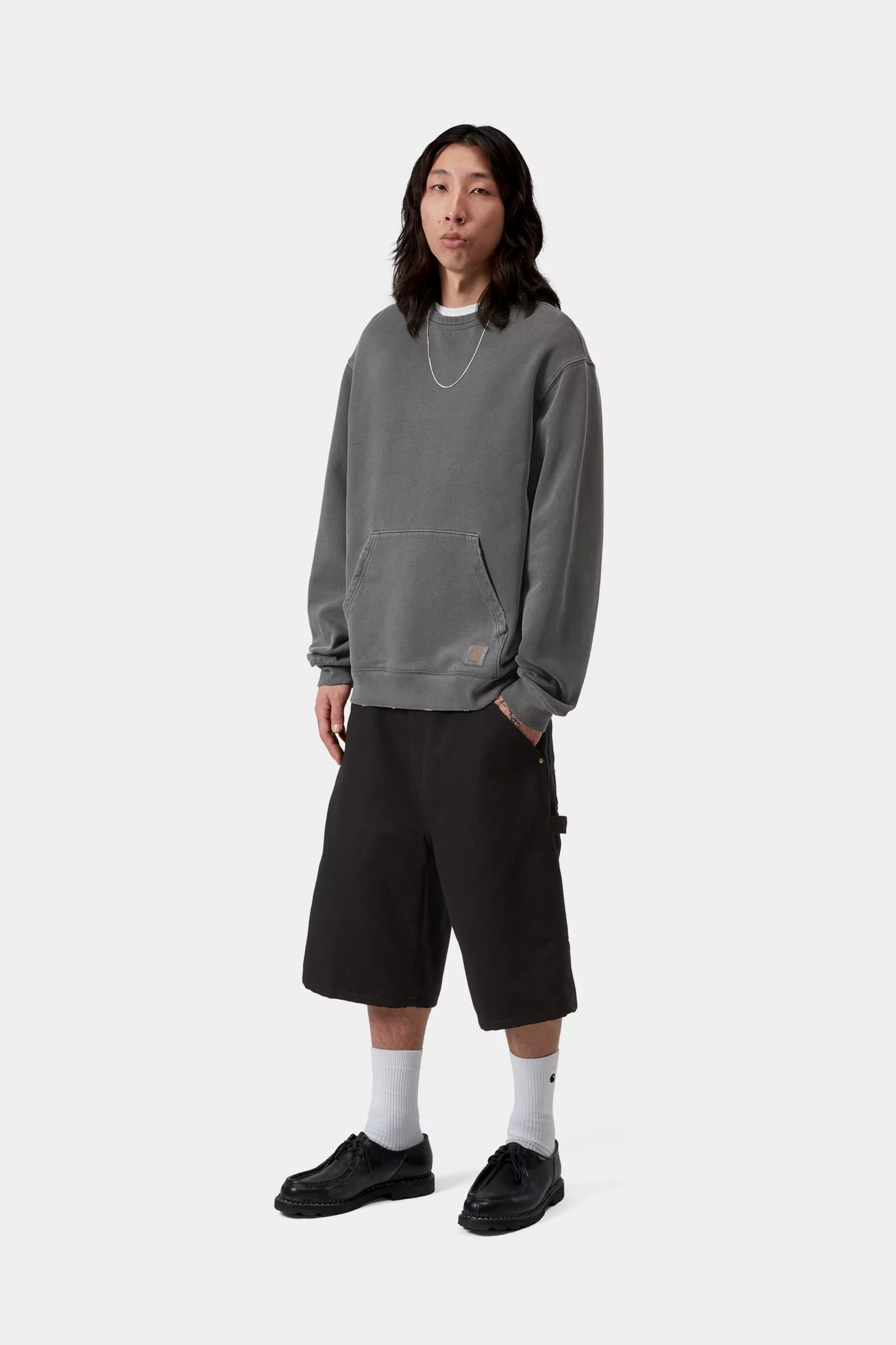 Torion Sweatshirt / carhartt wip / black -grind wash