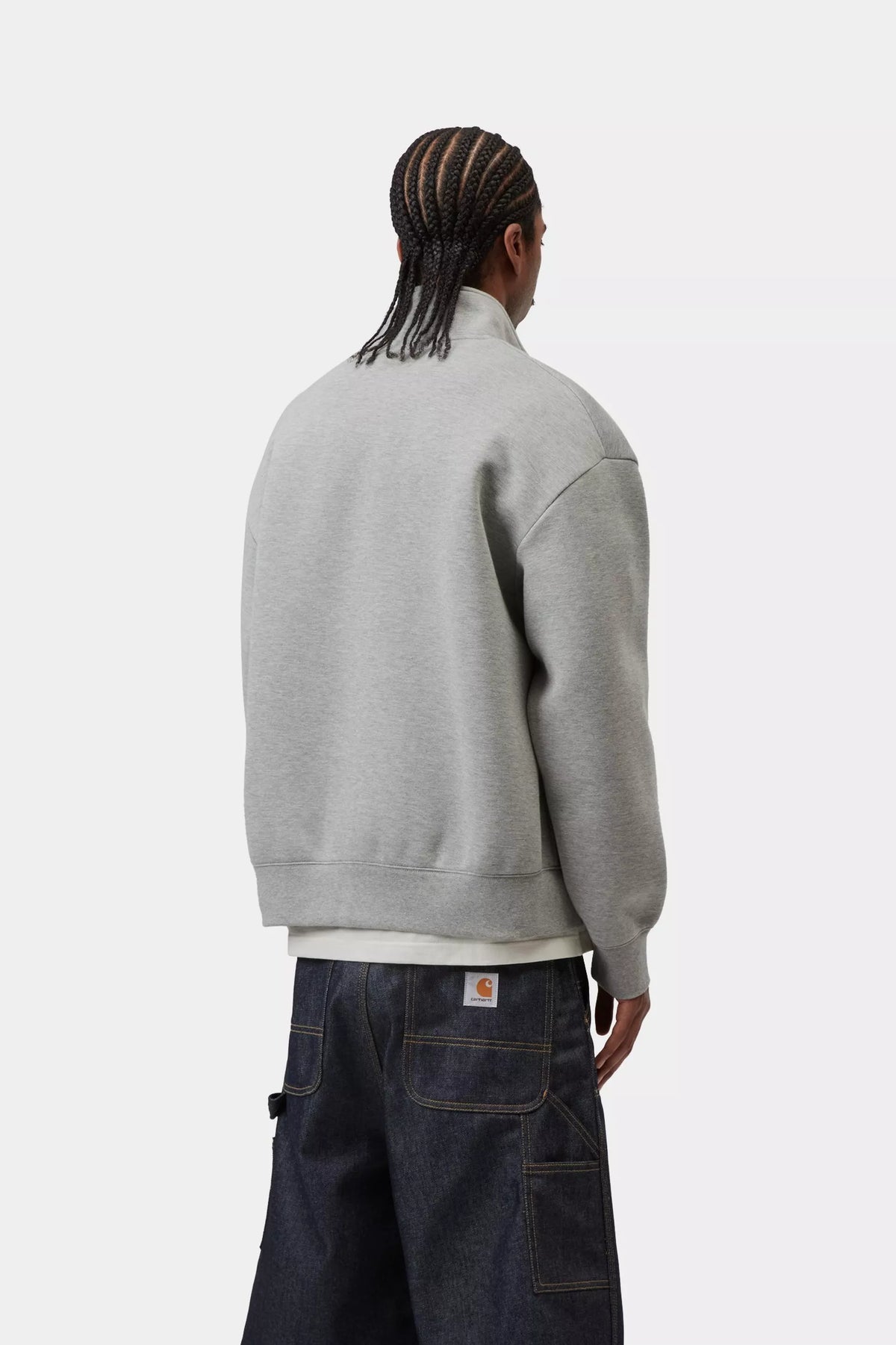 Alda Zip Sweat Jacket / CARHARTT WIP / GREY HEATHER