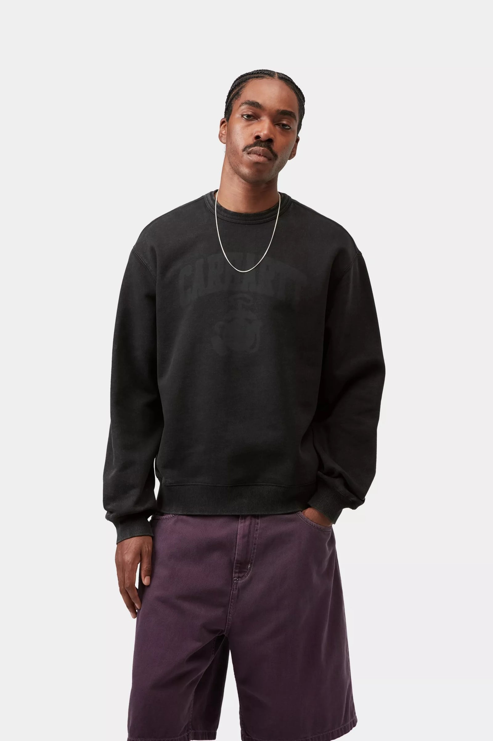 Faded Pond Corps Sweatshirt / carhartt wip / black