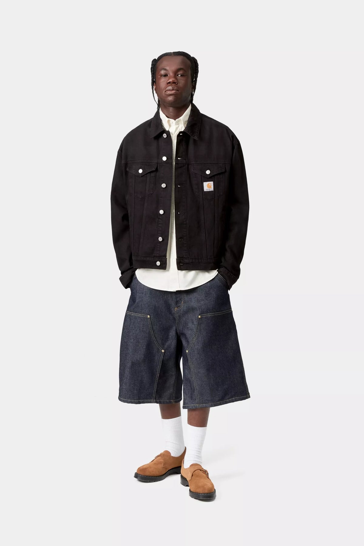 OG Aden Double Knee Short / Carhartt wip / blue rigid