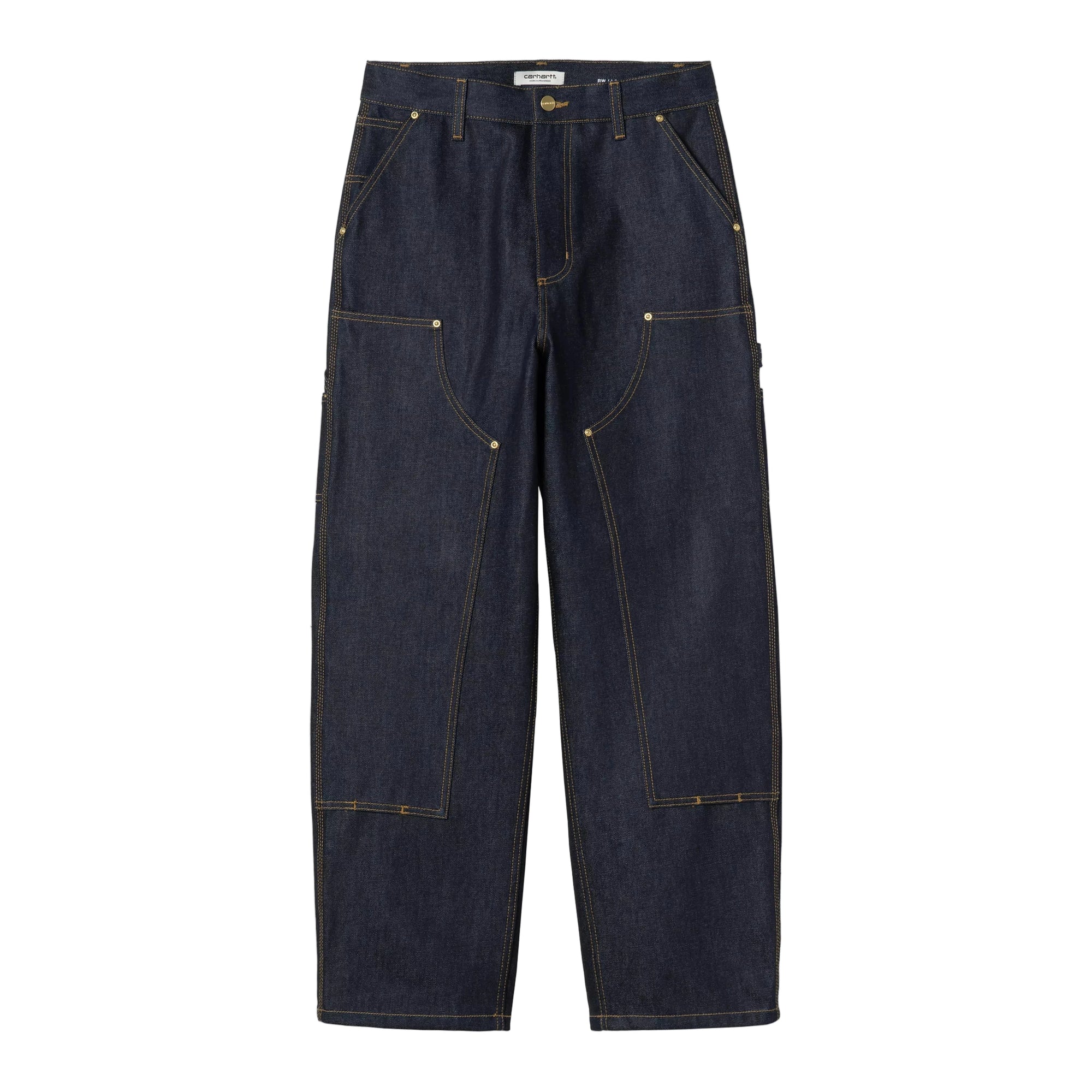 W' Brandon Double Knee Pant  / Carhartt wip /Blue rigid