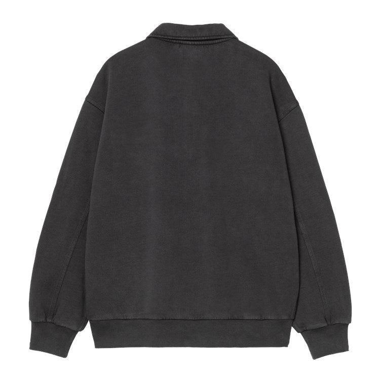 Half Zip Detroit Sweatshirt / carhartt wip / Black, Stone washed