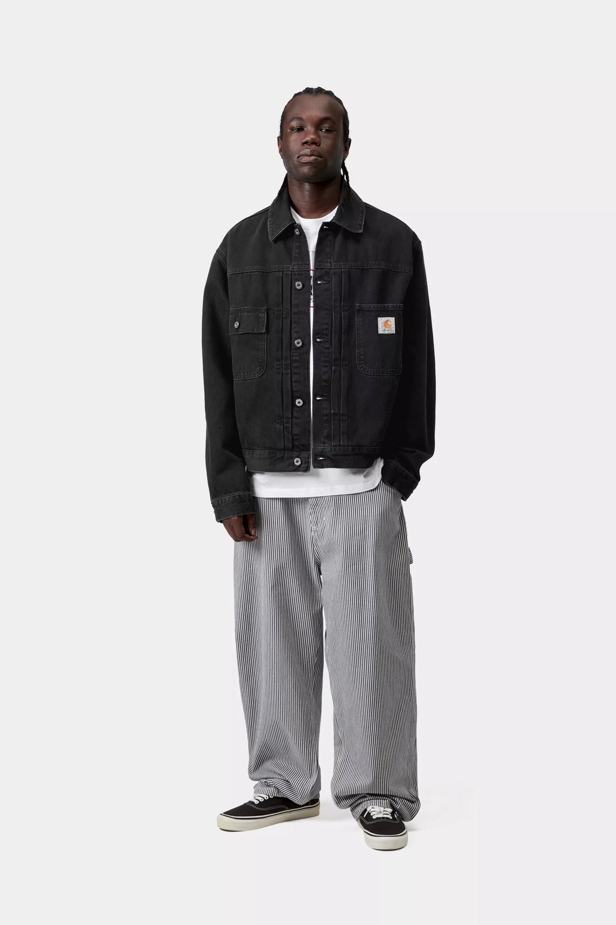 Belmar Jacket / carhartt wip / black stone wash