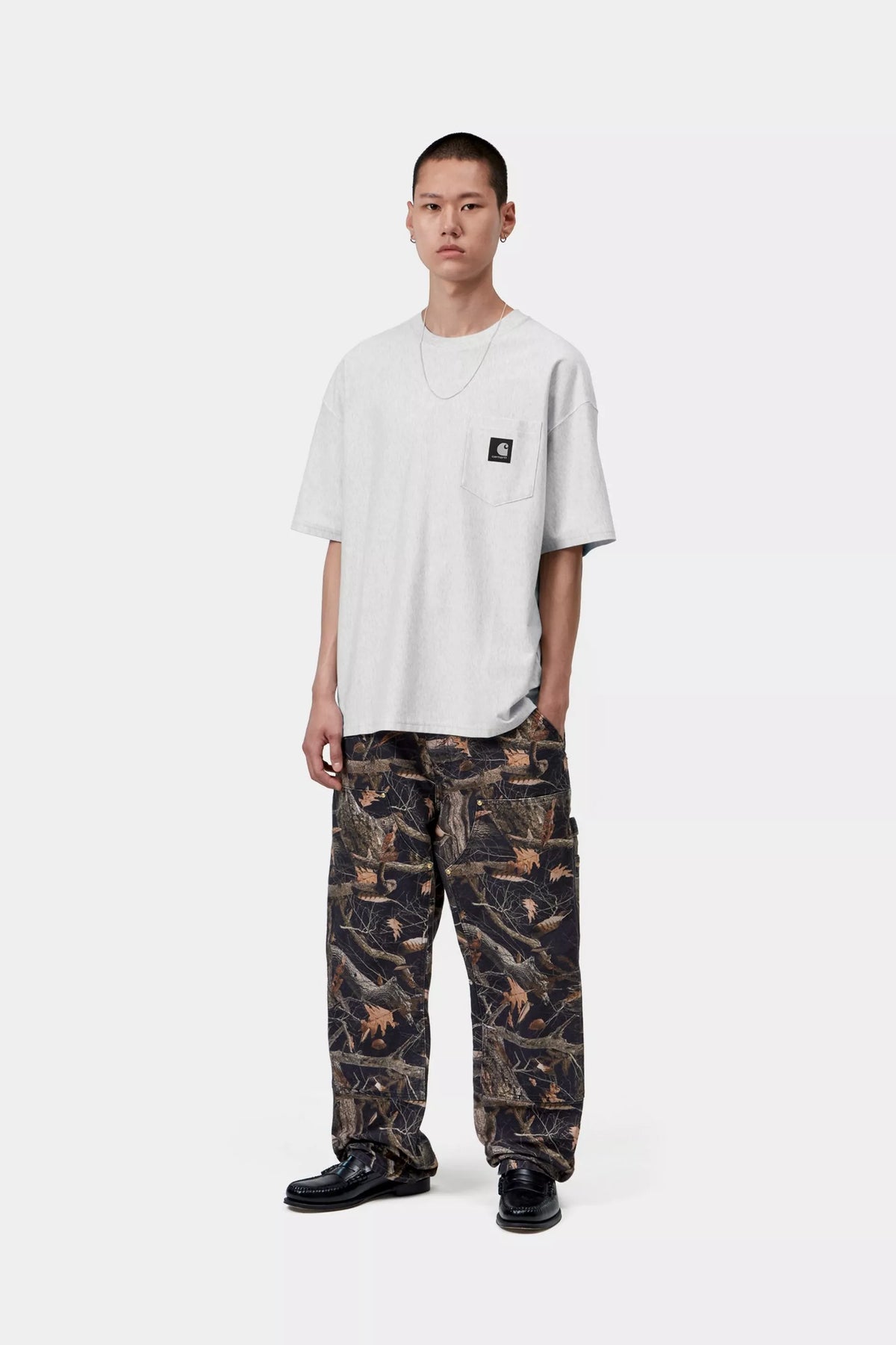 S/S OG Loose Pocket T-Shirt / carhartt wip / ash heather