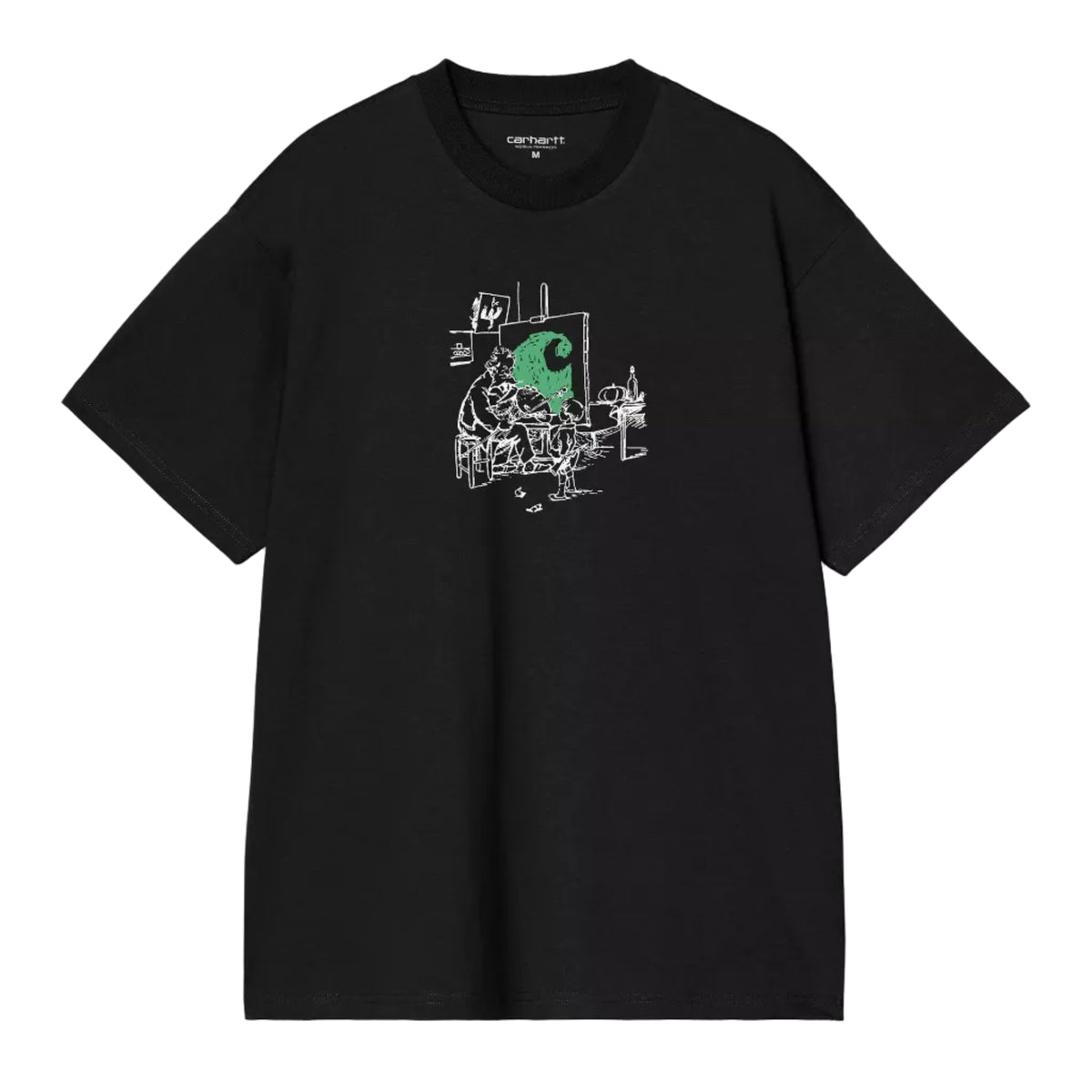 S/S Old Painter T-Shirt / carhartt wip / black