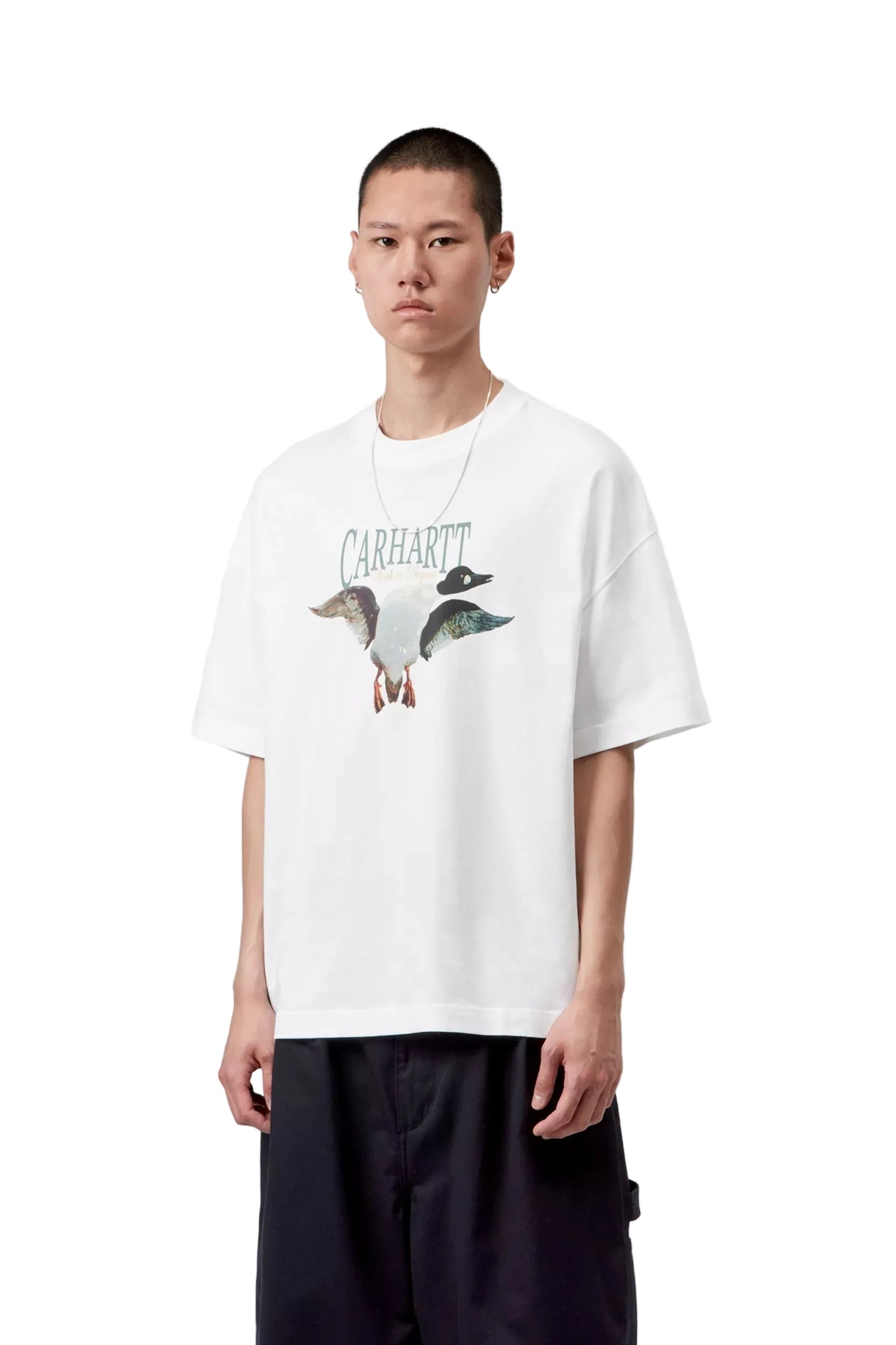 S/S Pennon T-Shirt / carhartt wip / white