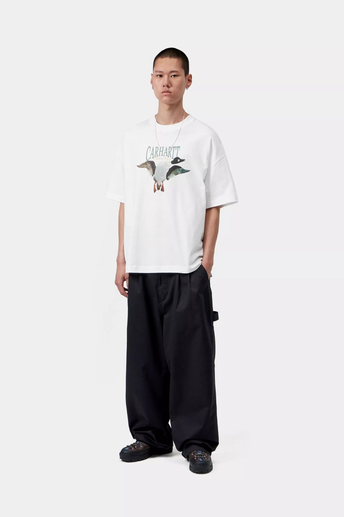 S/S Pennon T-Shirt / carhartt wip / white