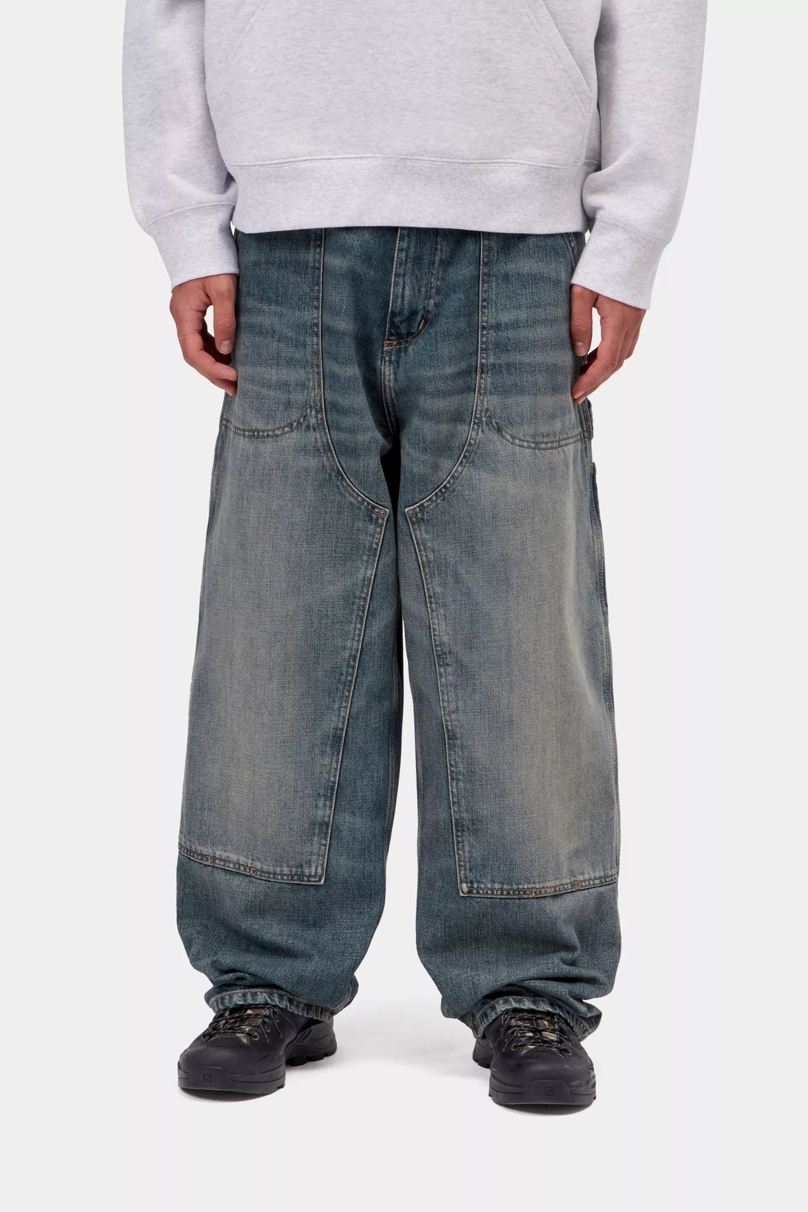 Oakland Pant / carharttb wip/ Blue, Worn used wash