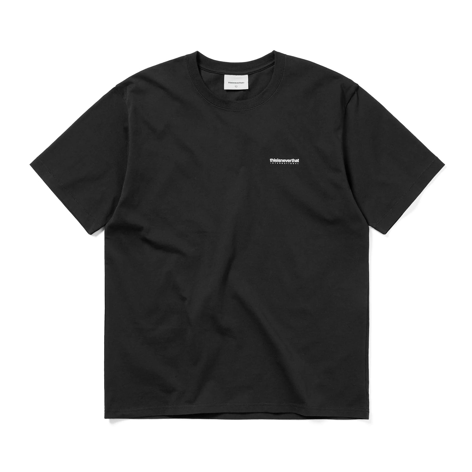 INTL. Logo Tee Black / THISISNEVERTHAT