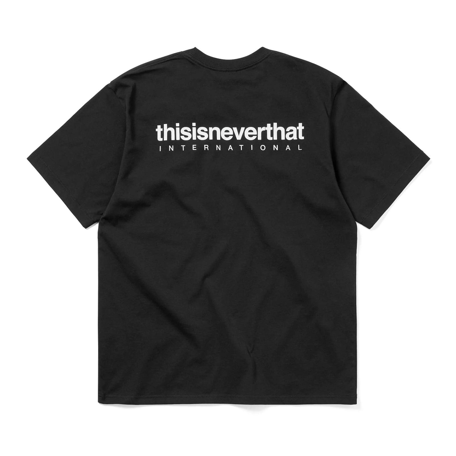 INTL. Logo Tee Black / THISISNEVERTHAT