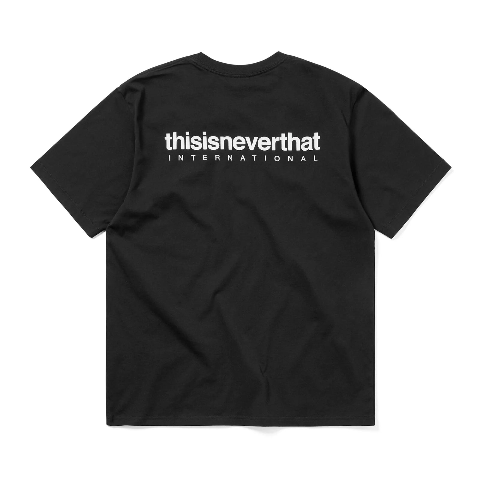 INTL. Logo Tee Black / THISISNEVERTHAT